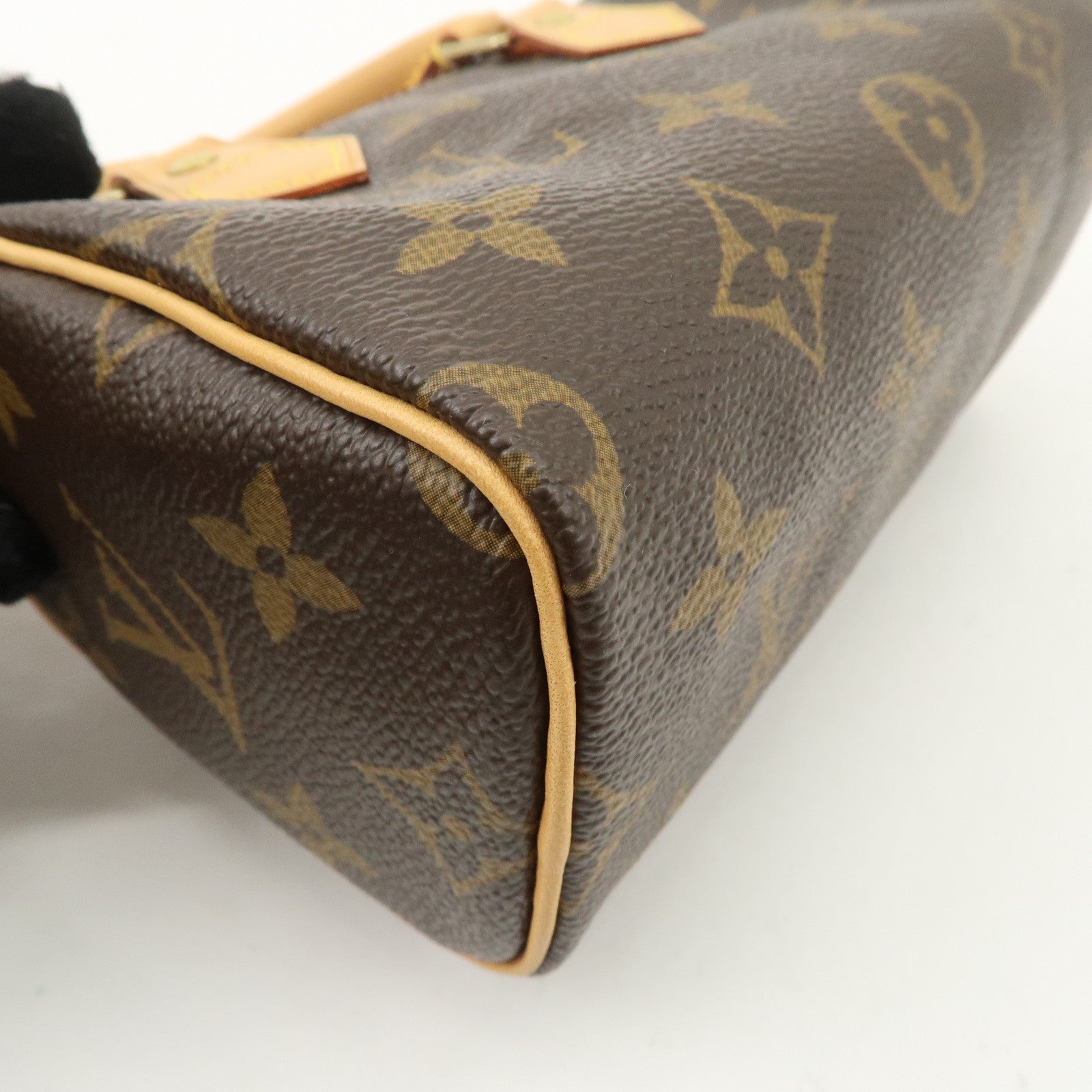 Louis Vuitton Monogram Mini Speedy Hand Bag & Strap M41534 Used