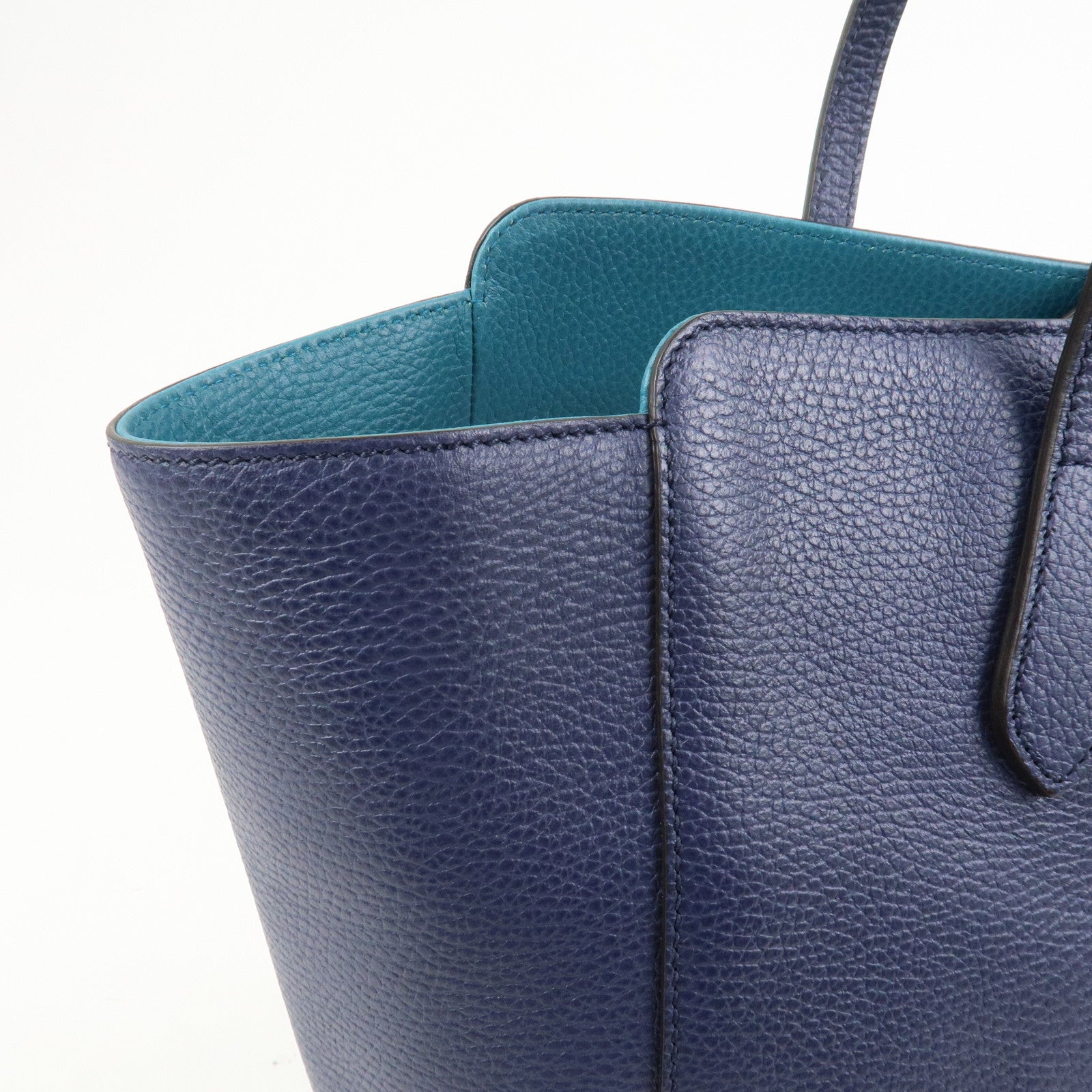 GUCCI Interlocking G Calf Leather Swing Large Shoulder Bag 354397