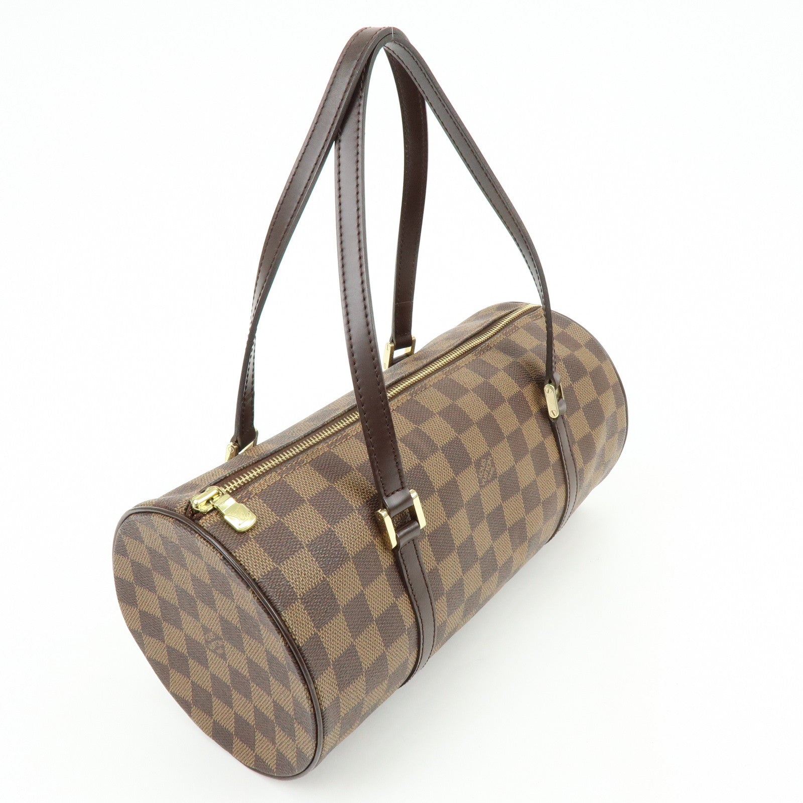 Louis Vuitton Damier Ebene Papillon 30 Hand Bag Brown N51303