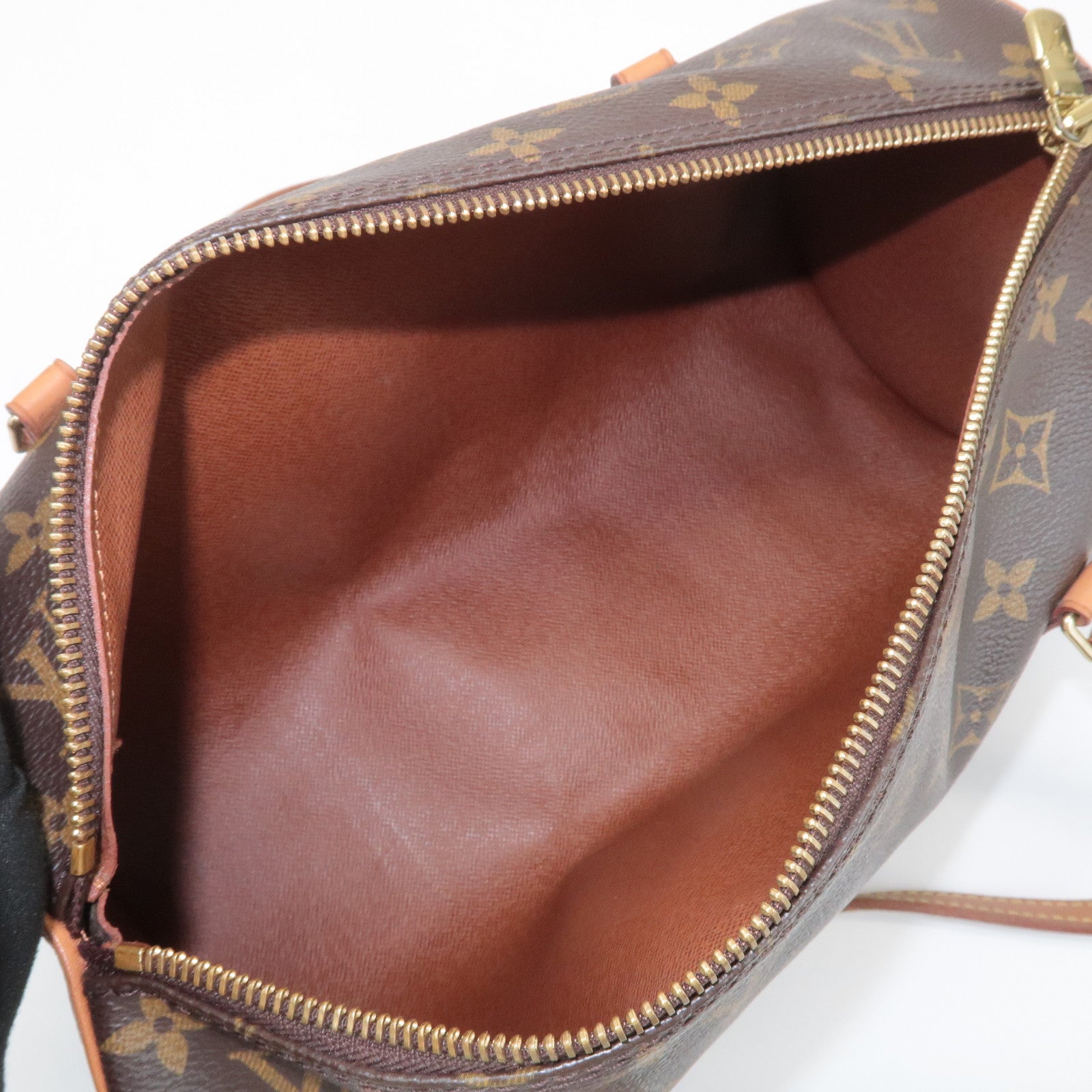 Louis Vuitton Monogram Papillon 30 Hand Bag New Style Brown M51385