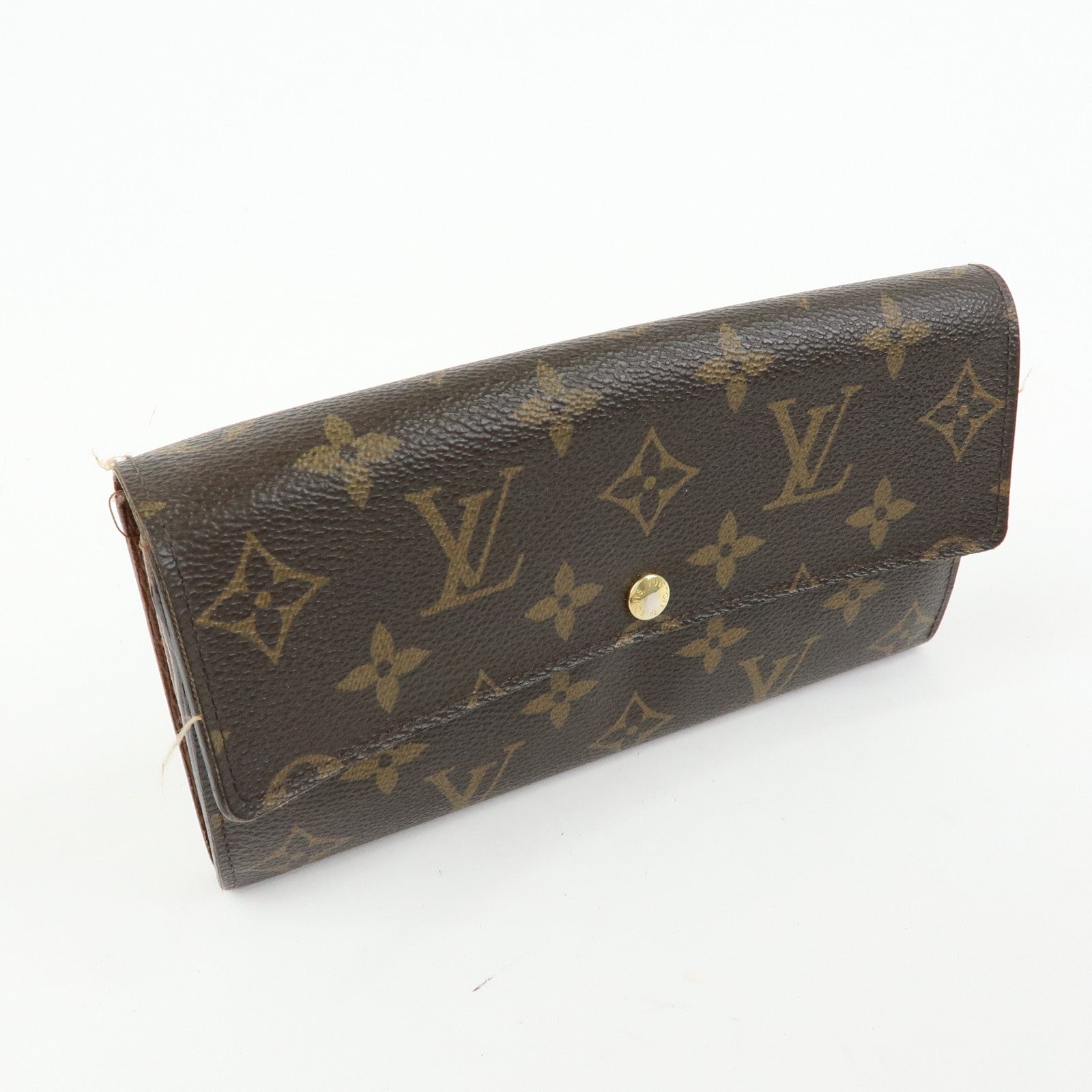 Louis Vuitton Monogram Portefeuille Sarah Long Wallet Brown M61734
