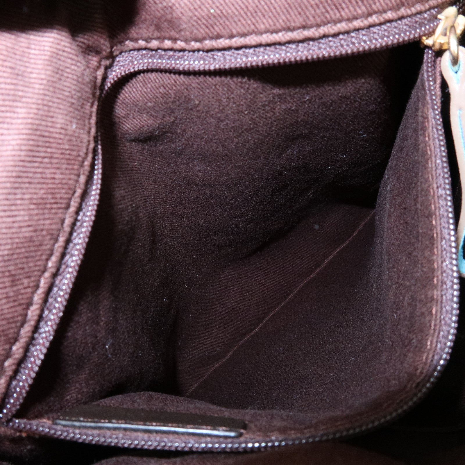LOEWE Anagram Canvas Suede Leather Shoulder Bag 160th Beige Blue