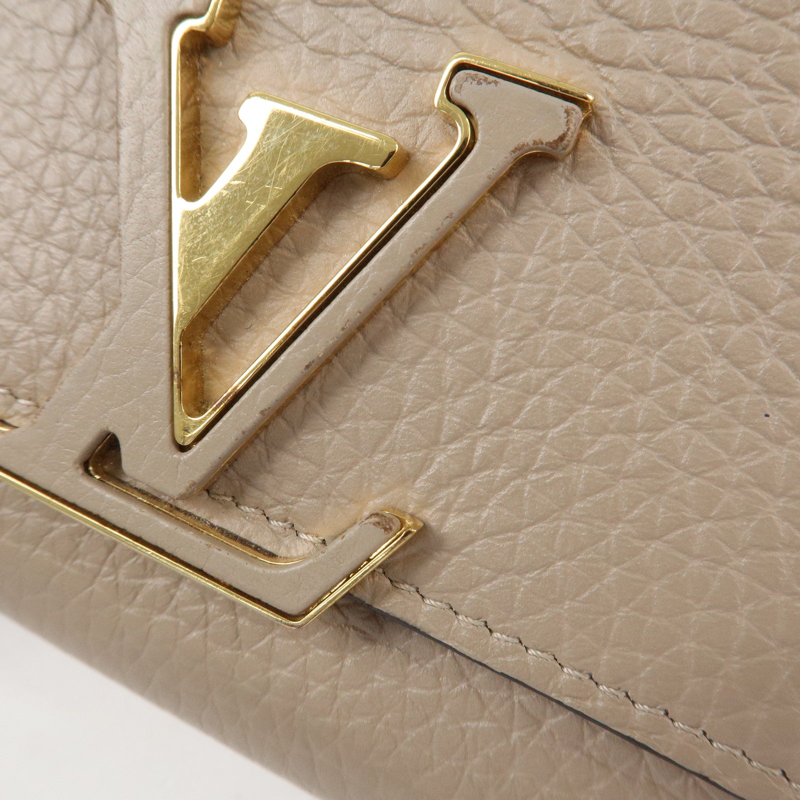 Louis Vuitton Portefeuille Capcines Taurillon Leather Wallet M61249 Used