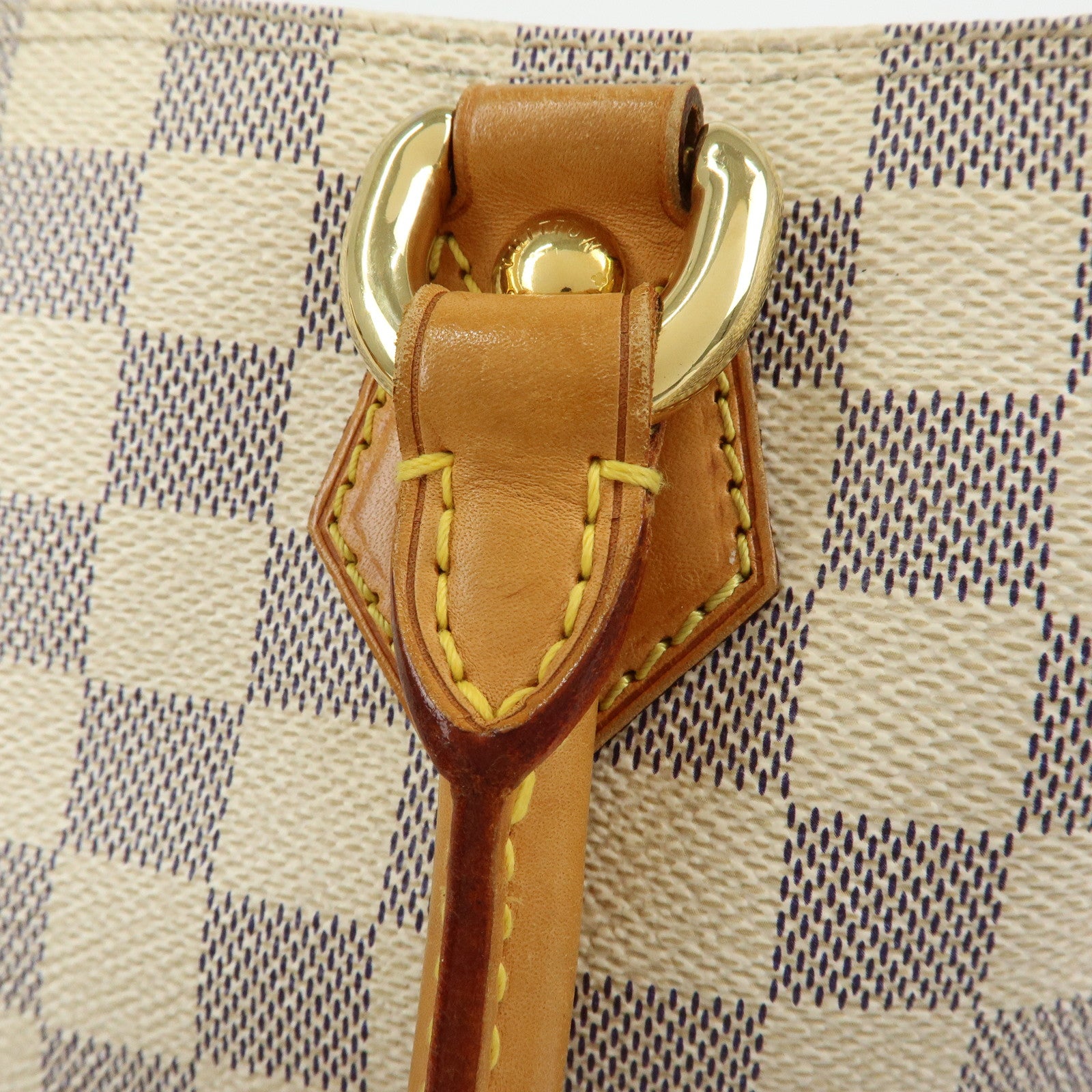 Louis Vuitton Damier Azur Saleya PM Tote Bag Hand Bag N51186