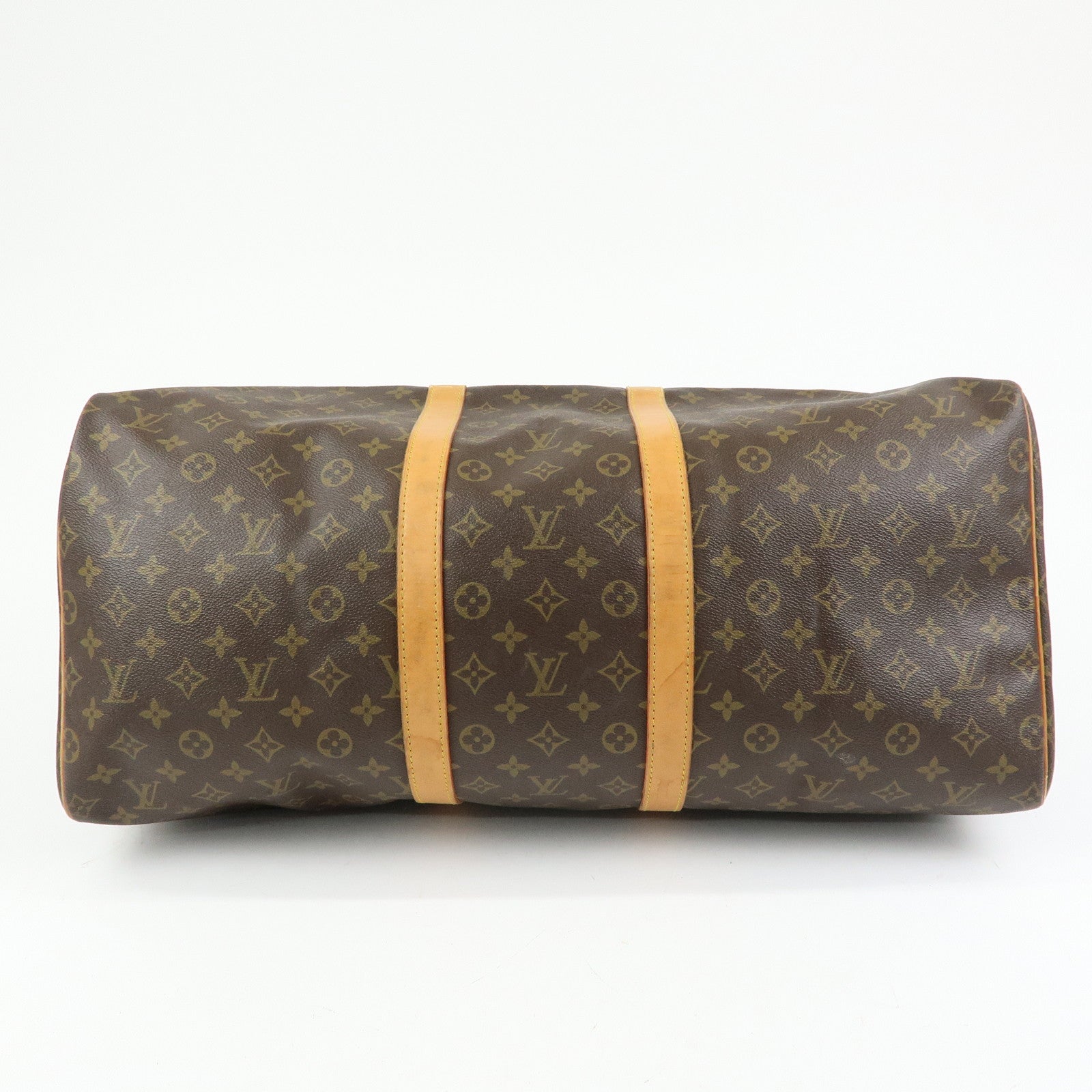 Louis Vuitton Monogram Keep All 55 Boston Bag Brown M41424