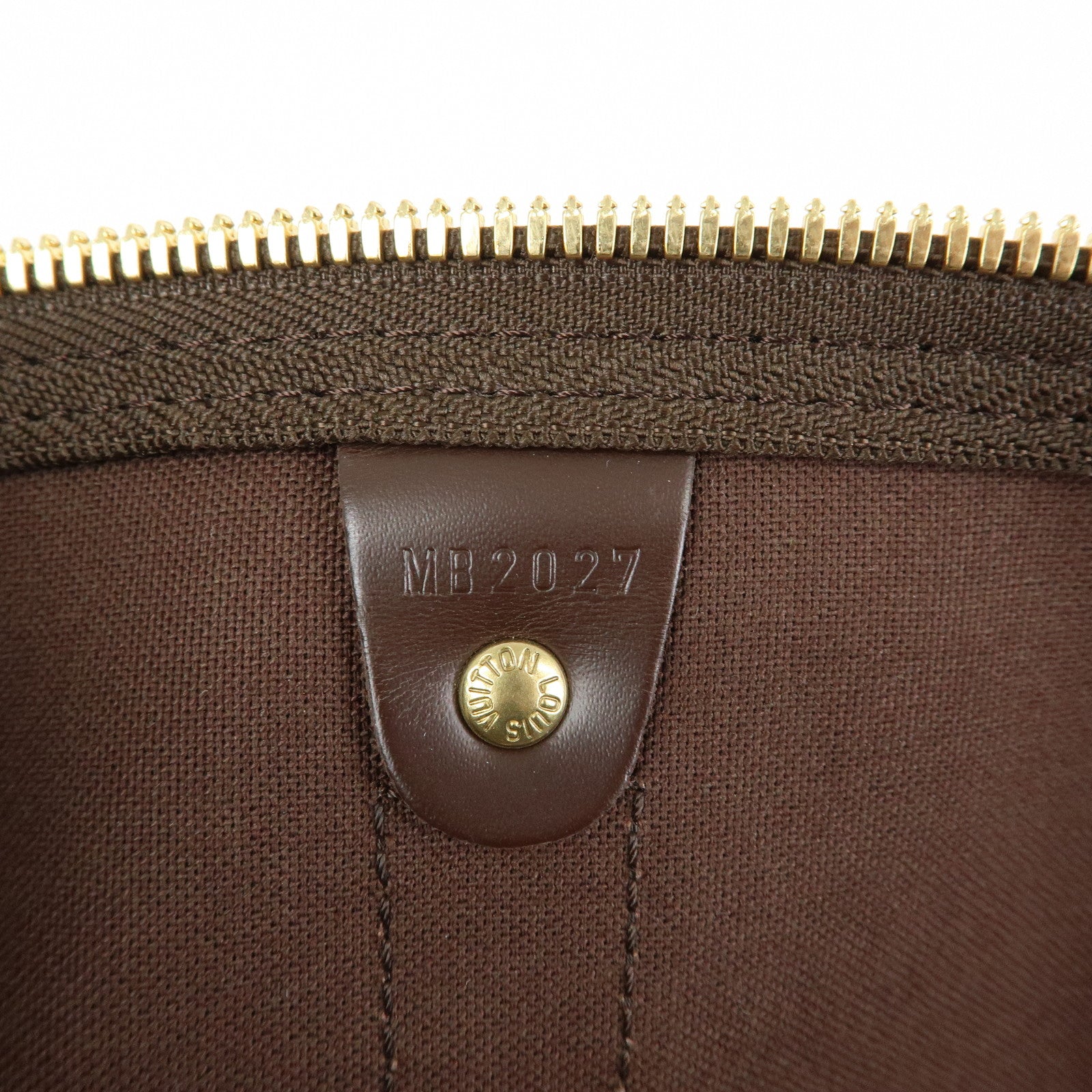 Louis Vuitton Damier Keep All 50 Boston Bag Brown N41427