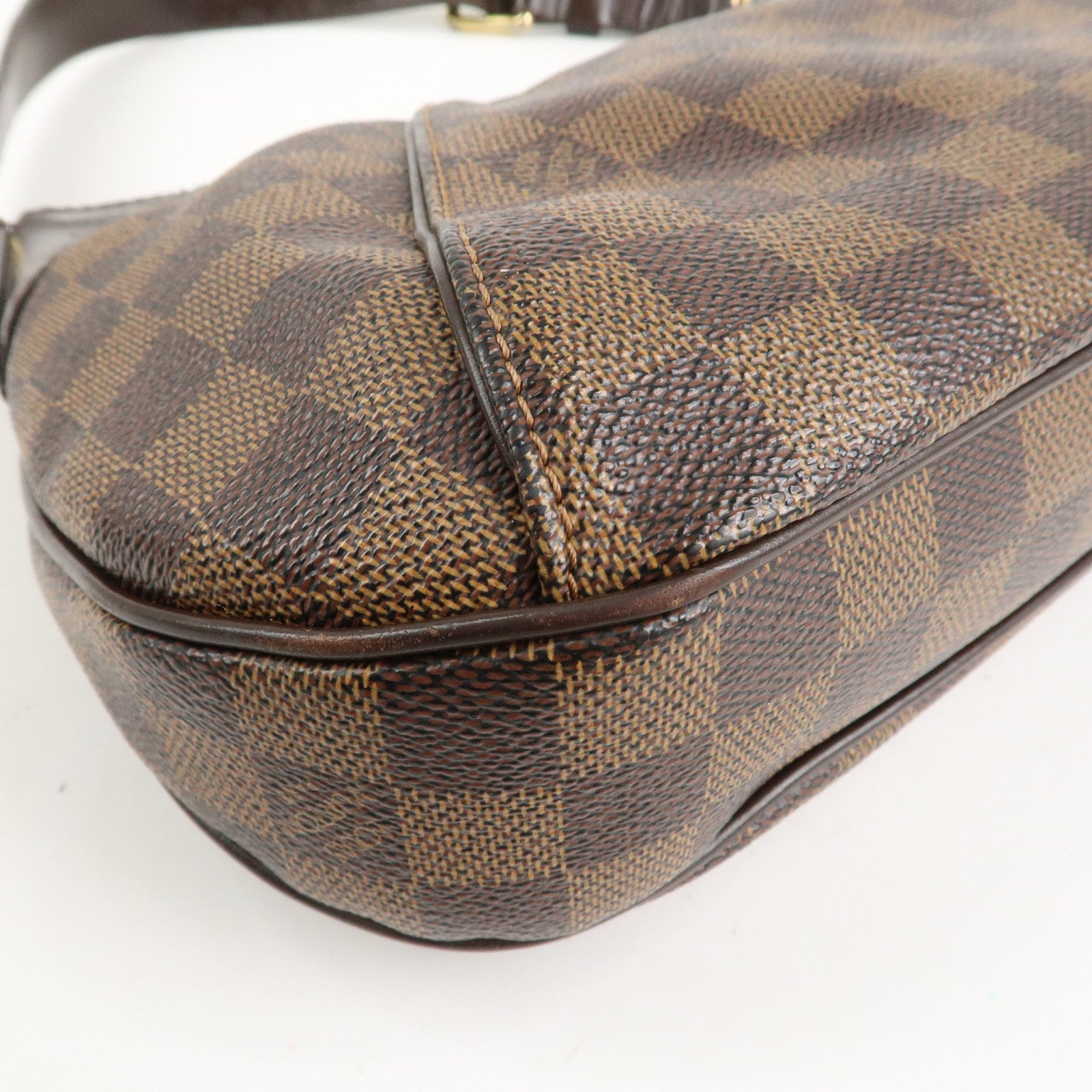 Louis Vuitton Damier Ebene Canvas Thames PM Hand Bag M48180 Used