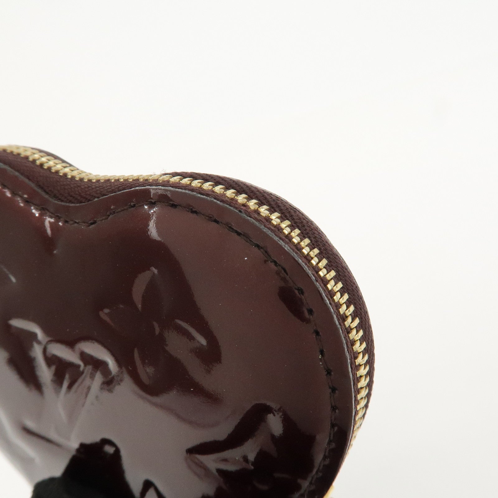 Louis Vuitton Monogram Vernis Porte Monnaie Coeur Coin Case M93561