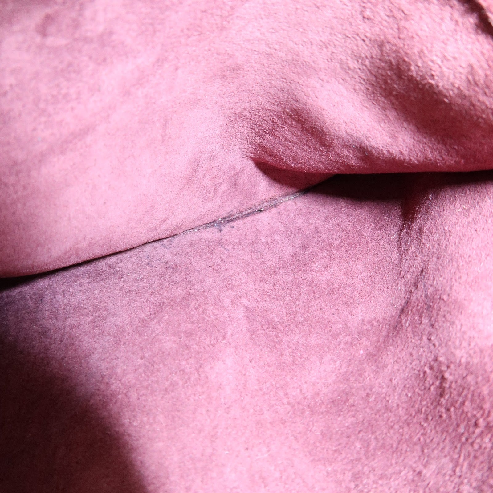 GUCCI Suede Wood Shoulder Bag Crossbody Bag Brown 002・1705