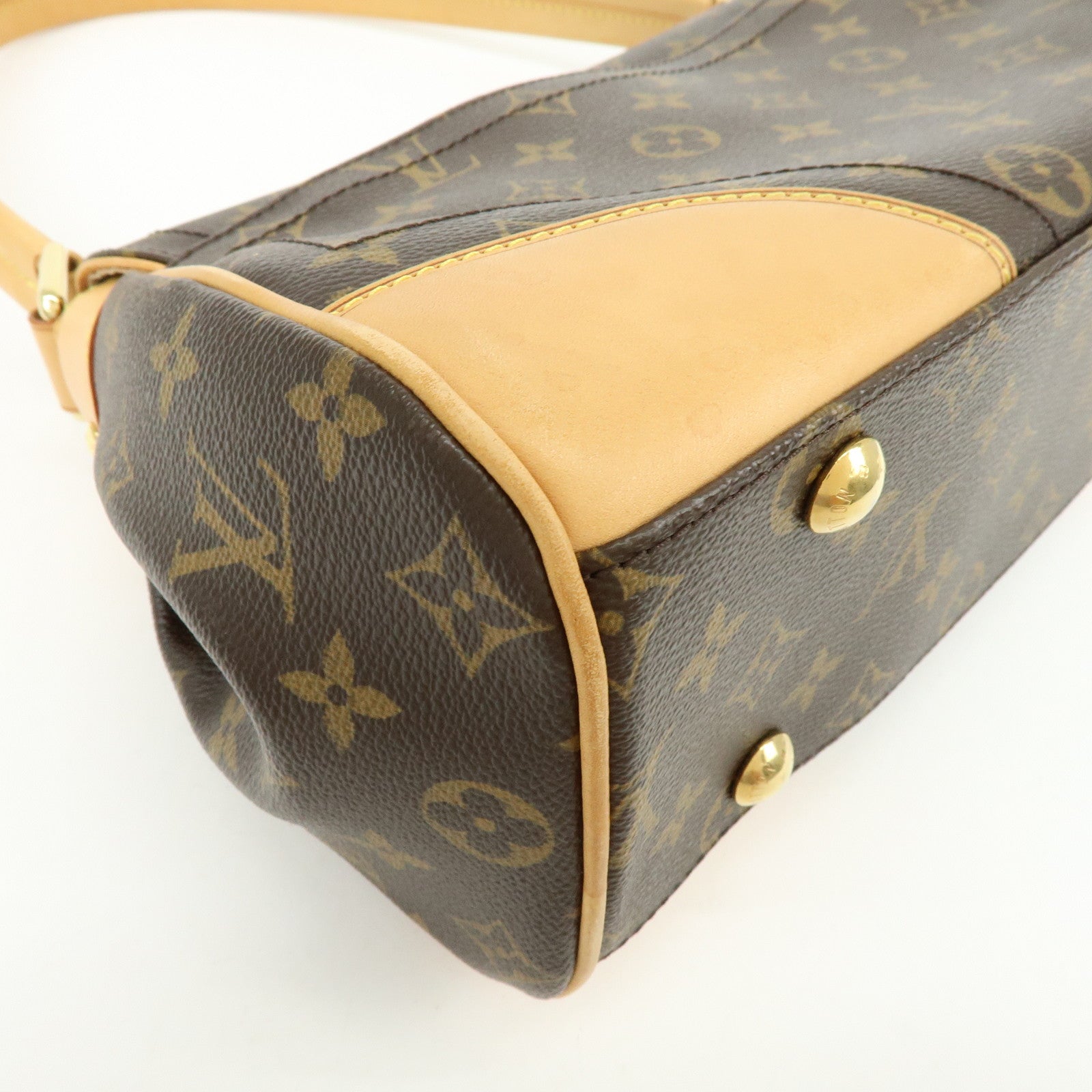 Louis Vuitton Monogram Beverly MM Shoulder Hand Bag Brown M40121