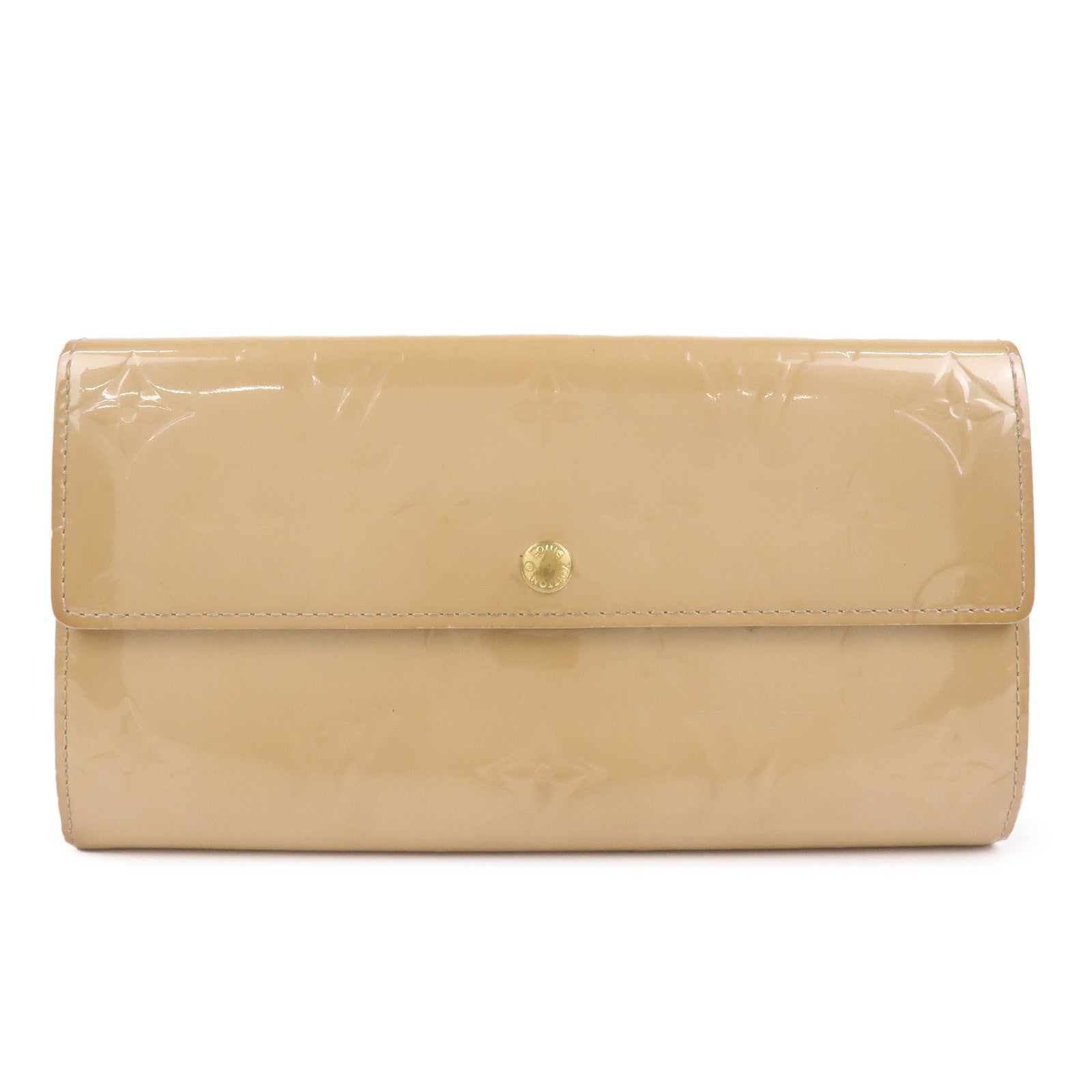 Louis Vuitton Monogram Vernis Leather Portemonnaie Credit M91380