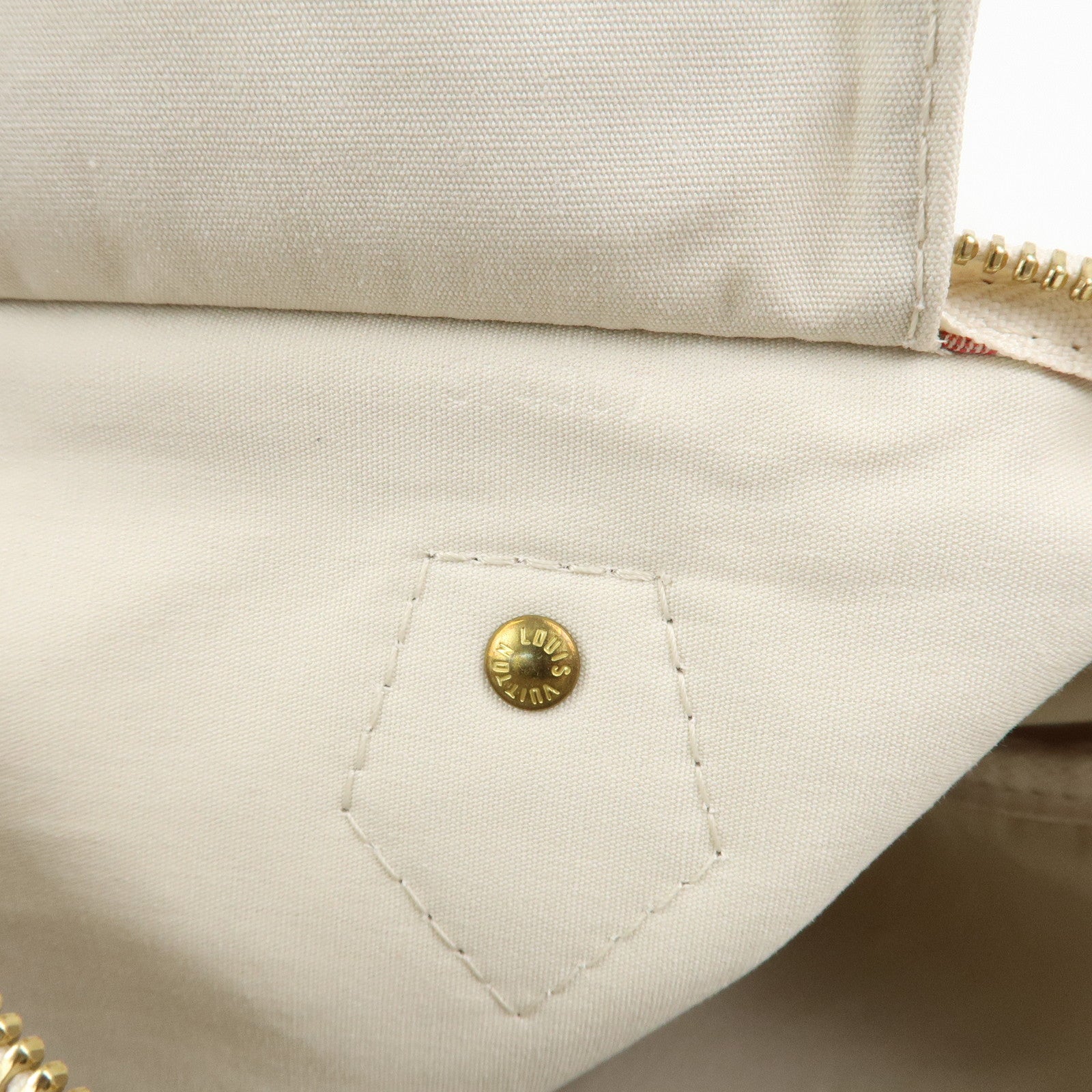 Louis Vuitton Monogram Mini Lin Speedy 30 Boston Bag Rouge M95501