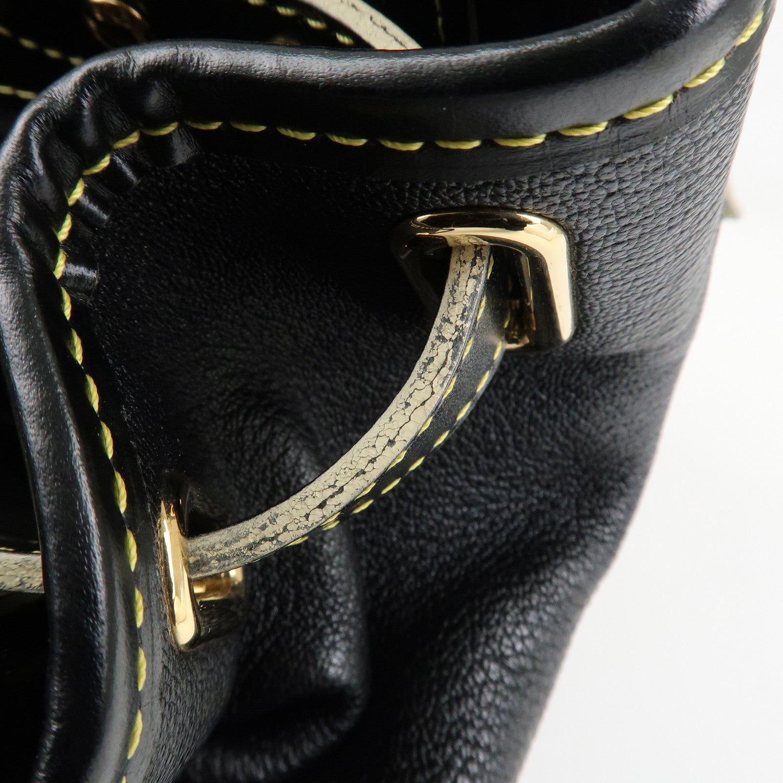 Louis Vuitton Suhali Rhapsody Leather Shoulder Bag Black M95847 Used