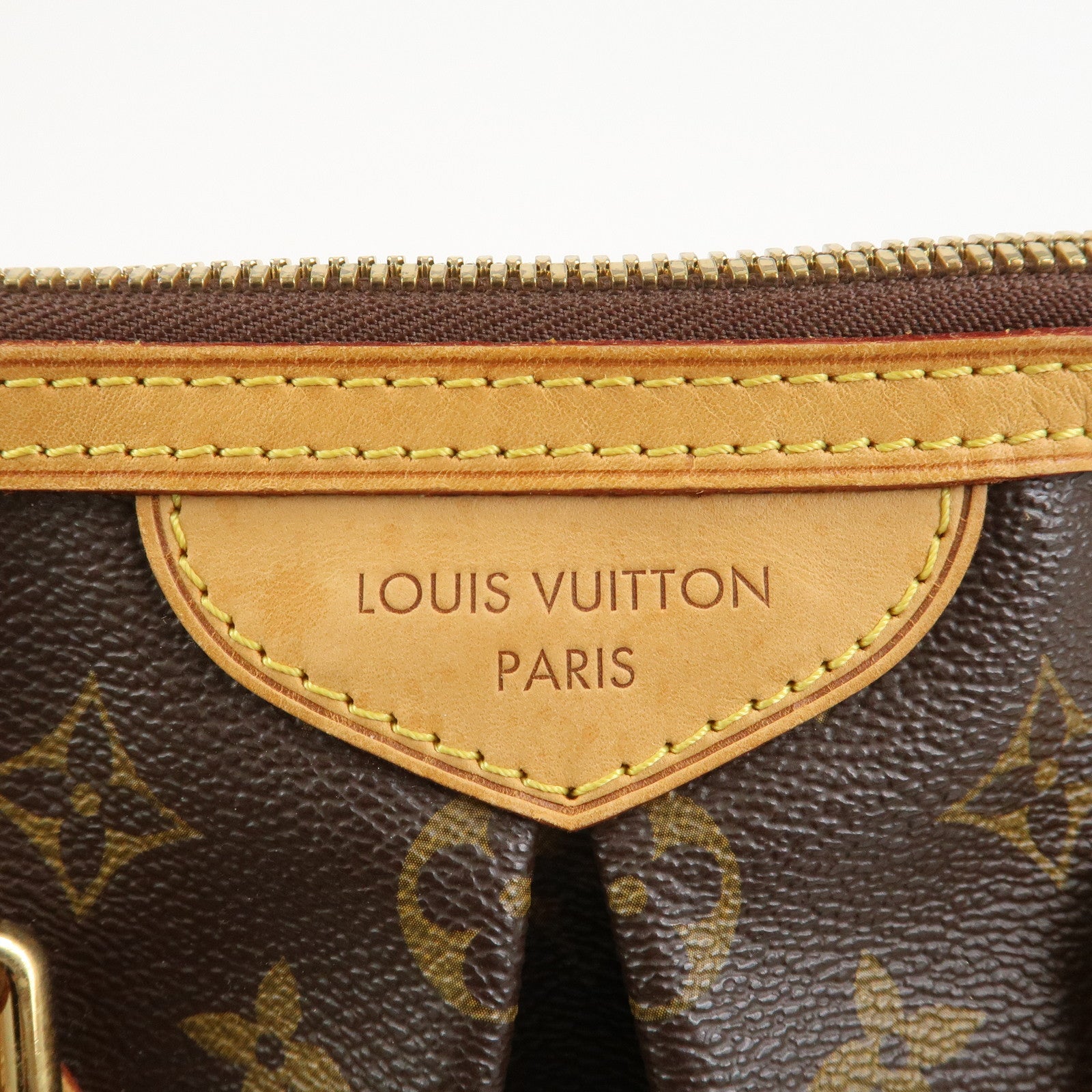 Louis Vuitton Monogram Palermo PM 2Way Bag Hand Bag Brown M40145