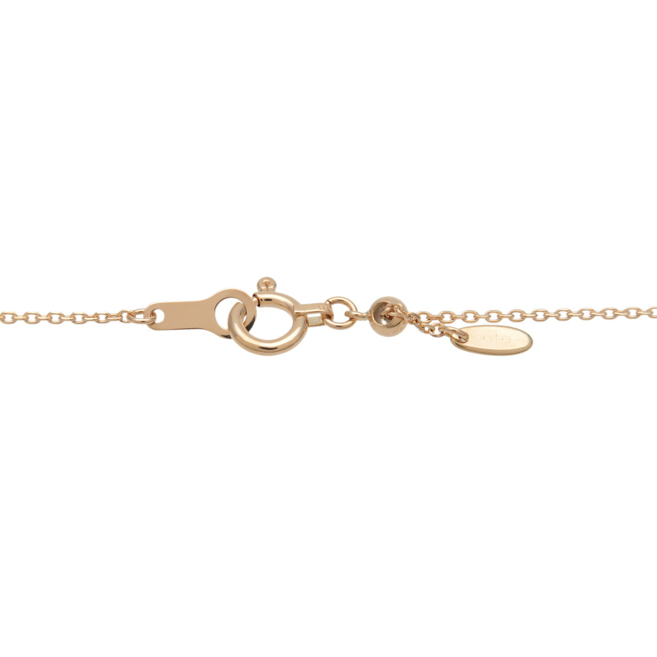 ete Diamond Cross Necklace K18YG 750YG Yellow Gold