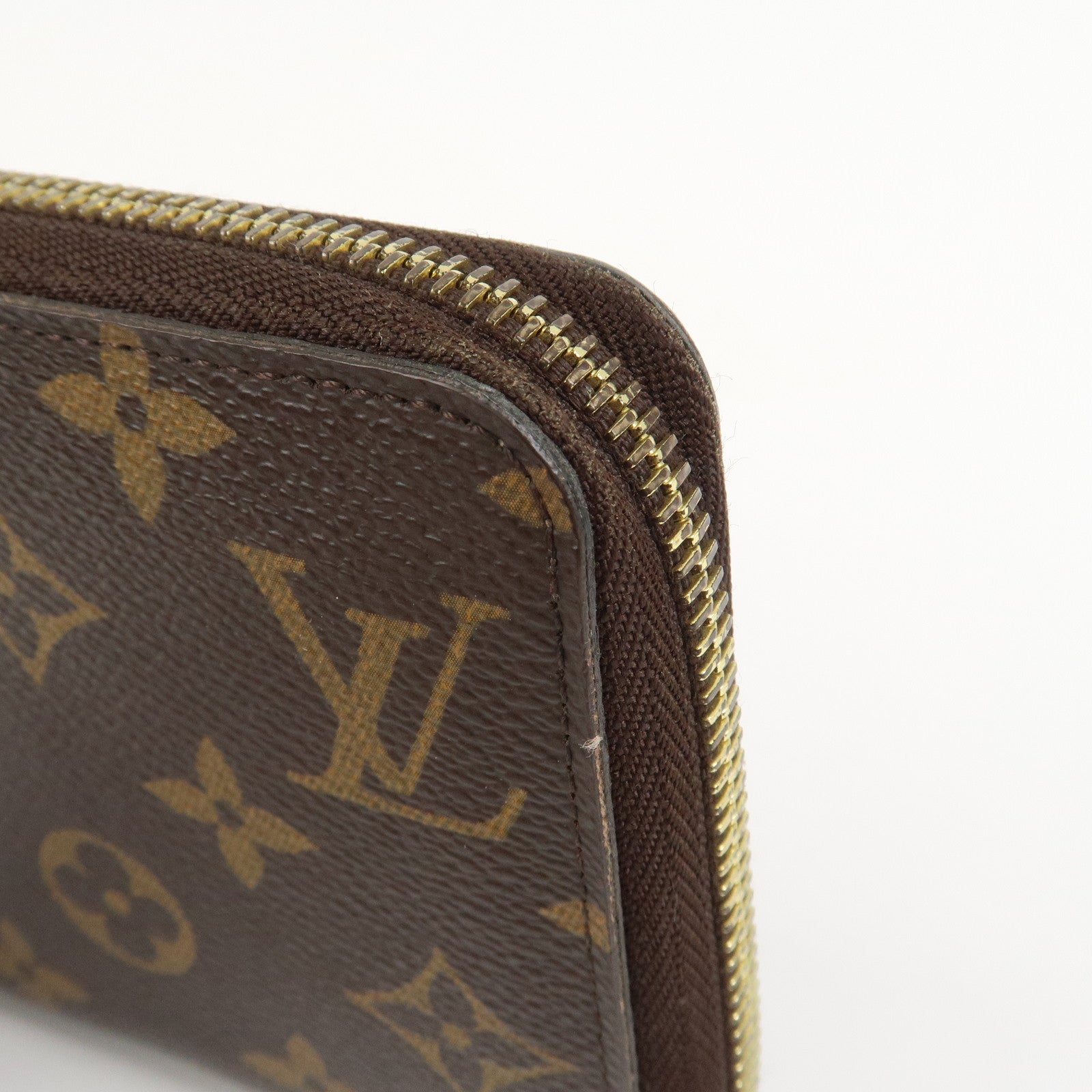 Louis Vuitton Monogram Canvas Zippy Long Wallet Brown M60017
