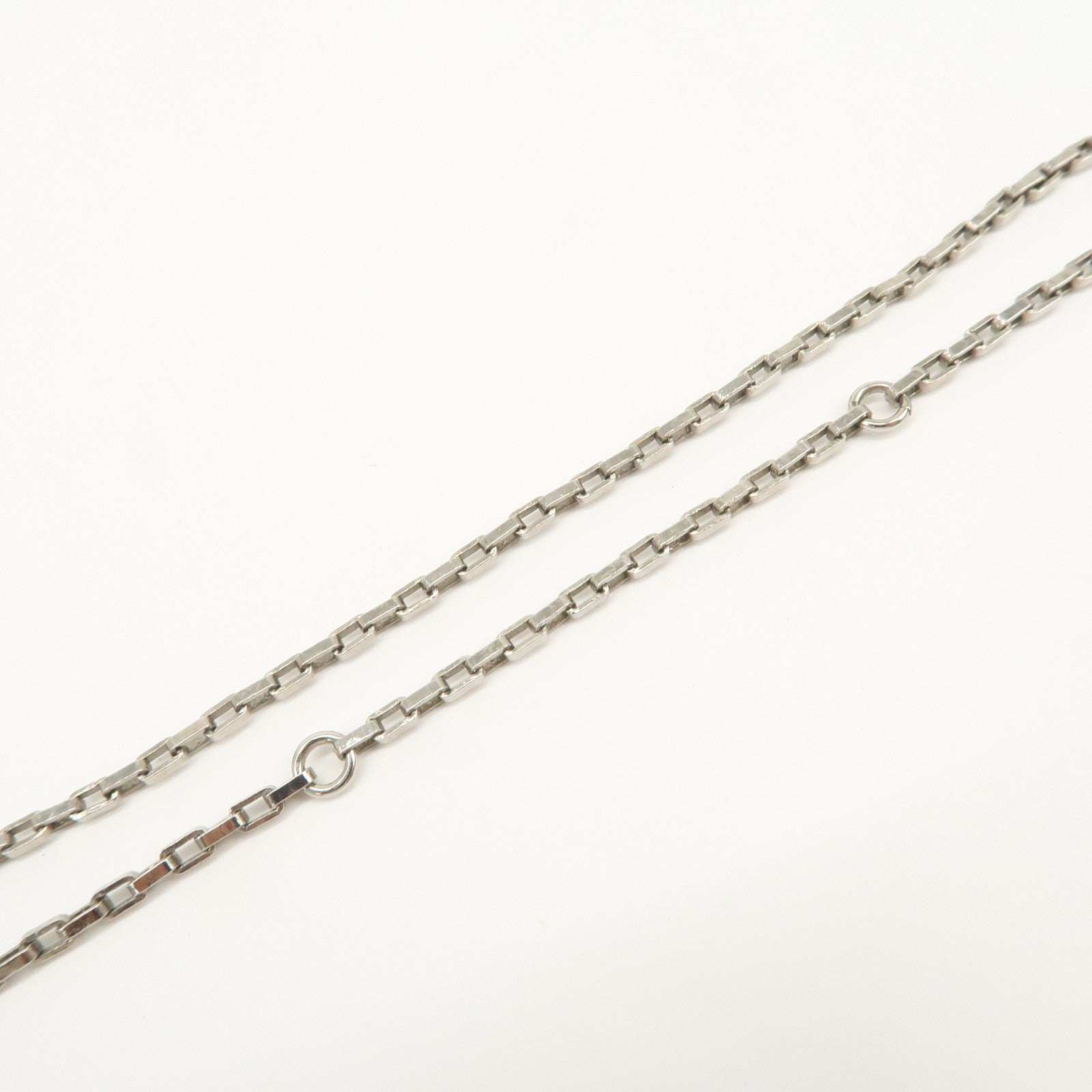 Louis Vuitton Collier Damier Colors Metal Necklace Silver M62490