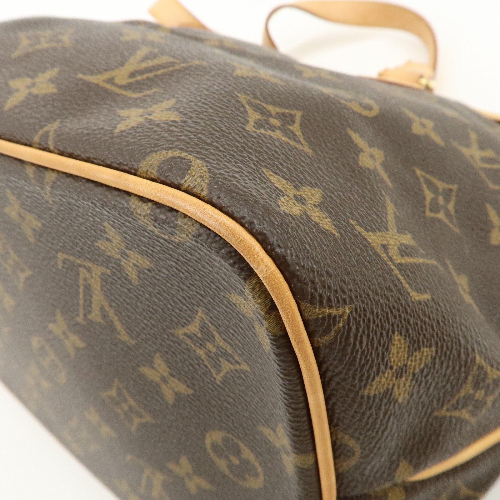 Louis Vuitton Monogram Palermo PM 2Way Hand Bag Brown M40145