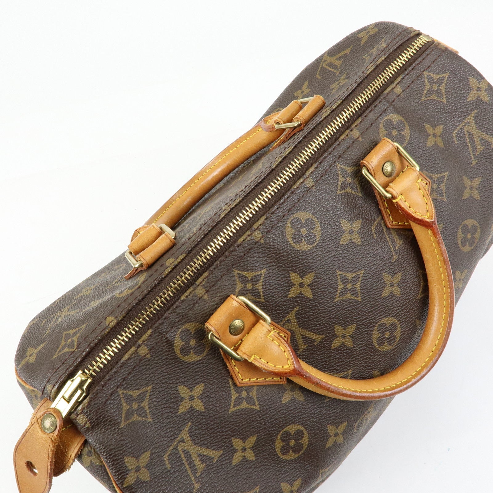 Louis Vuitton Monogram Speedy 30 Boston Bag Hand Bag Brown M41526
