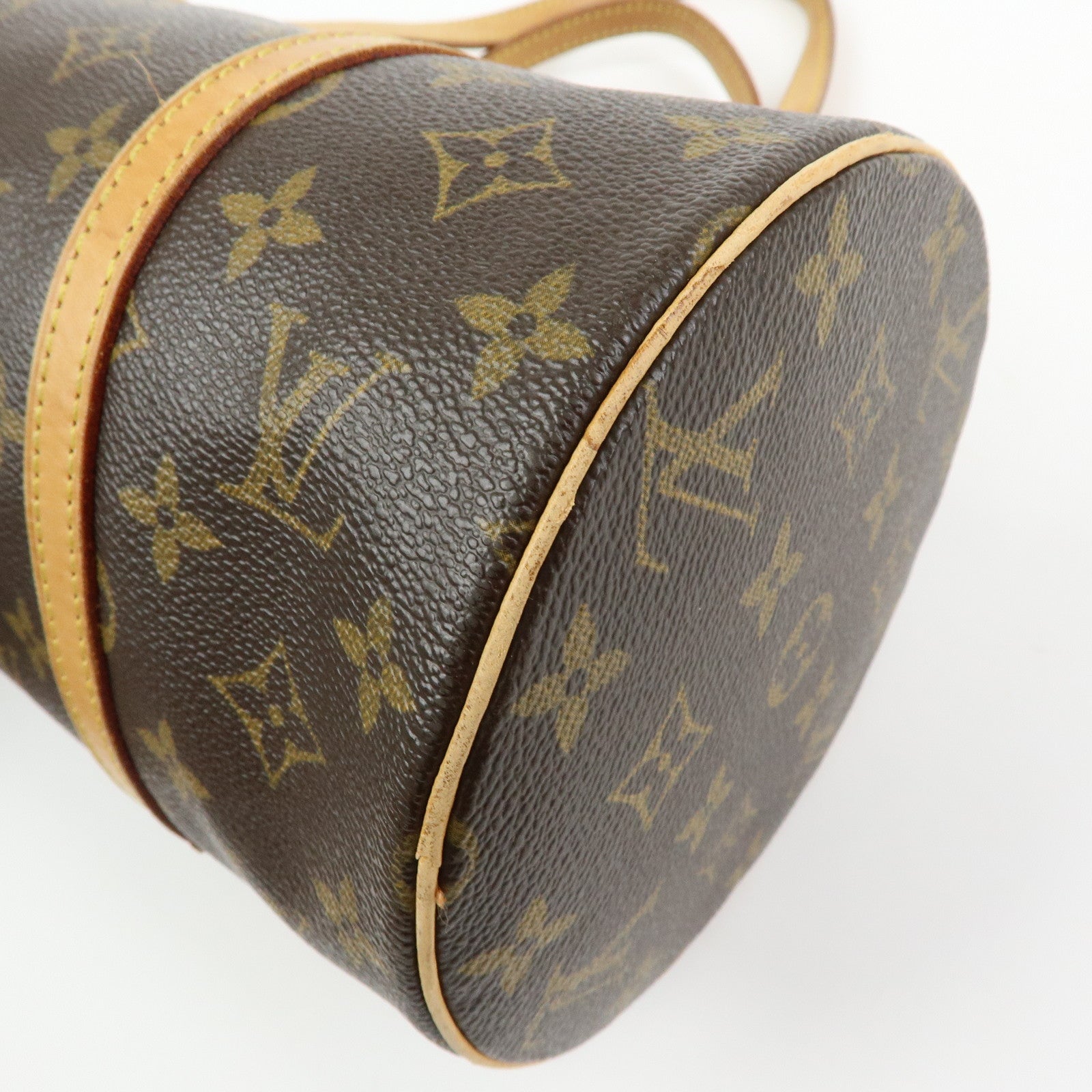 Louis Vuitton Monogram Papillon 30 Hand Bag Brown M51385