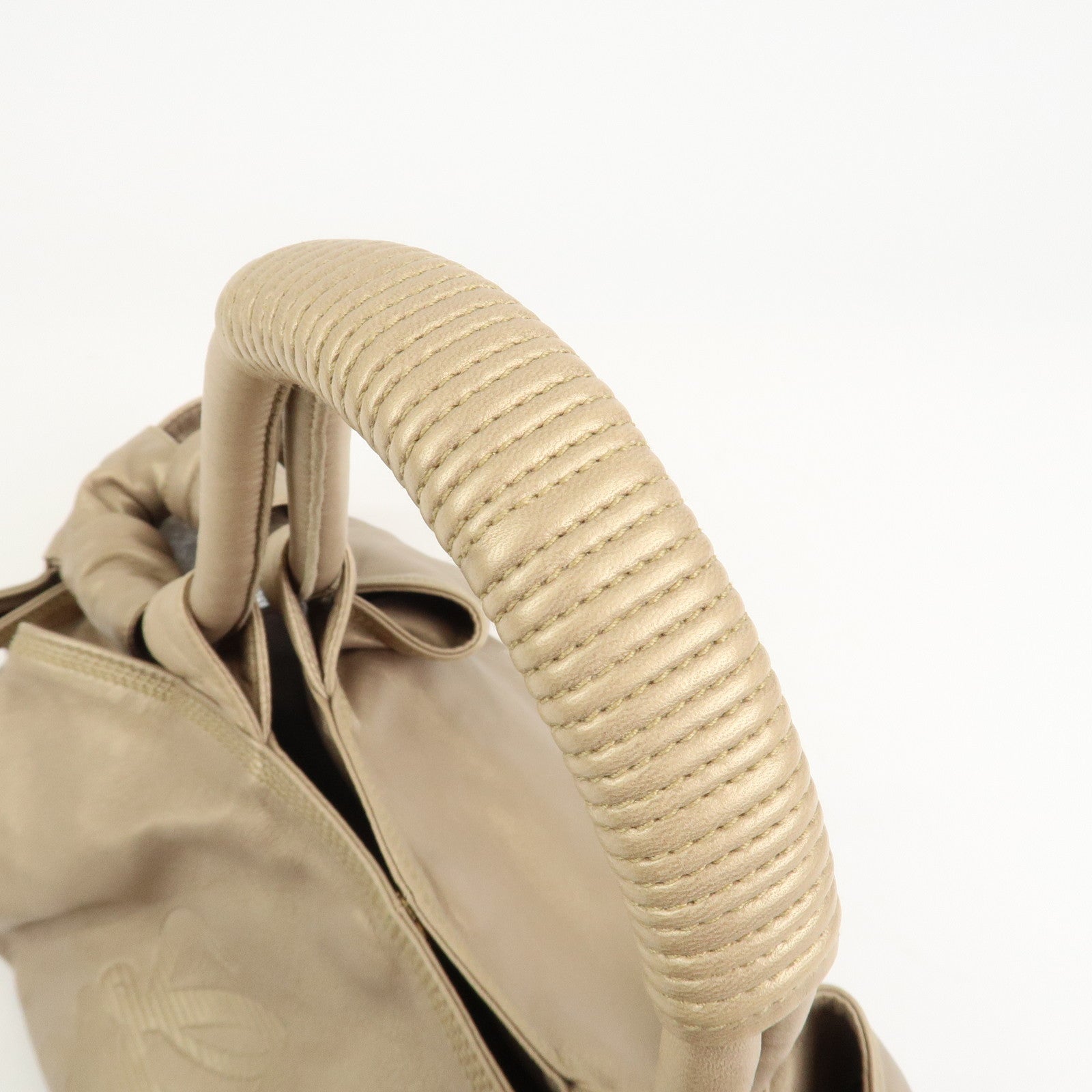 LOEWE Anagram Nappa Aire Leather Hand Bag Shoulder Bag Gold