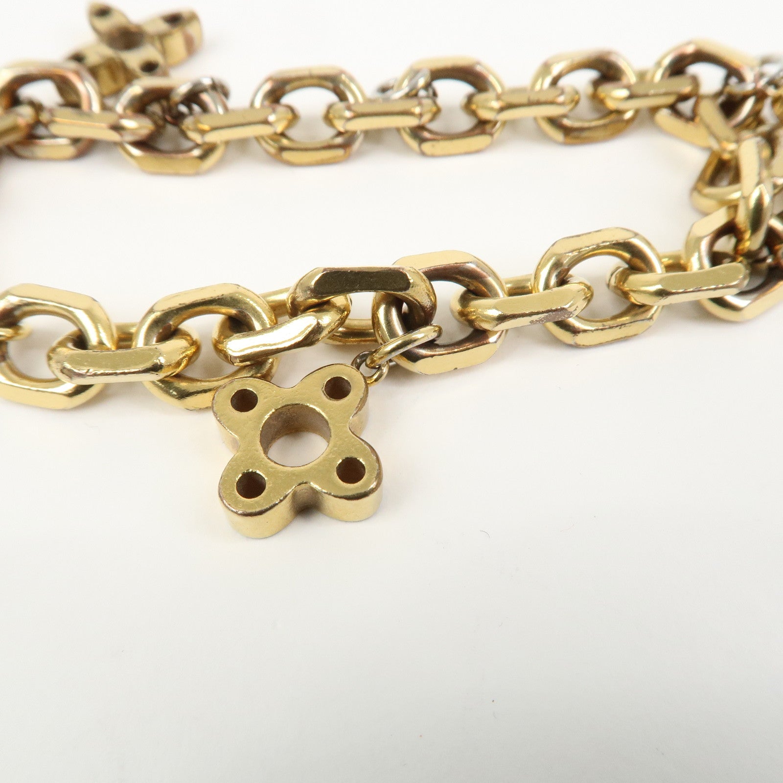 Louis Vuitton Bracelet Hyde and Seek Metal Bracelet Gold M66531
