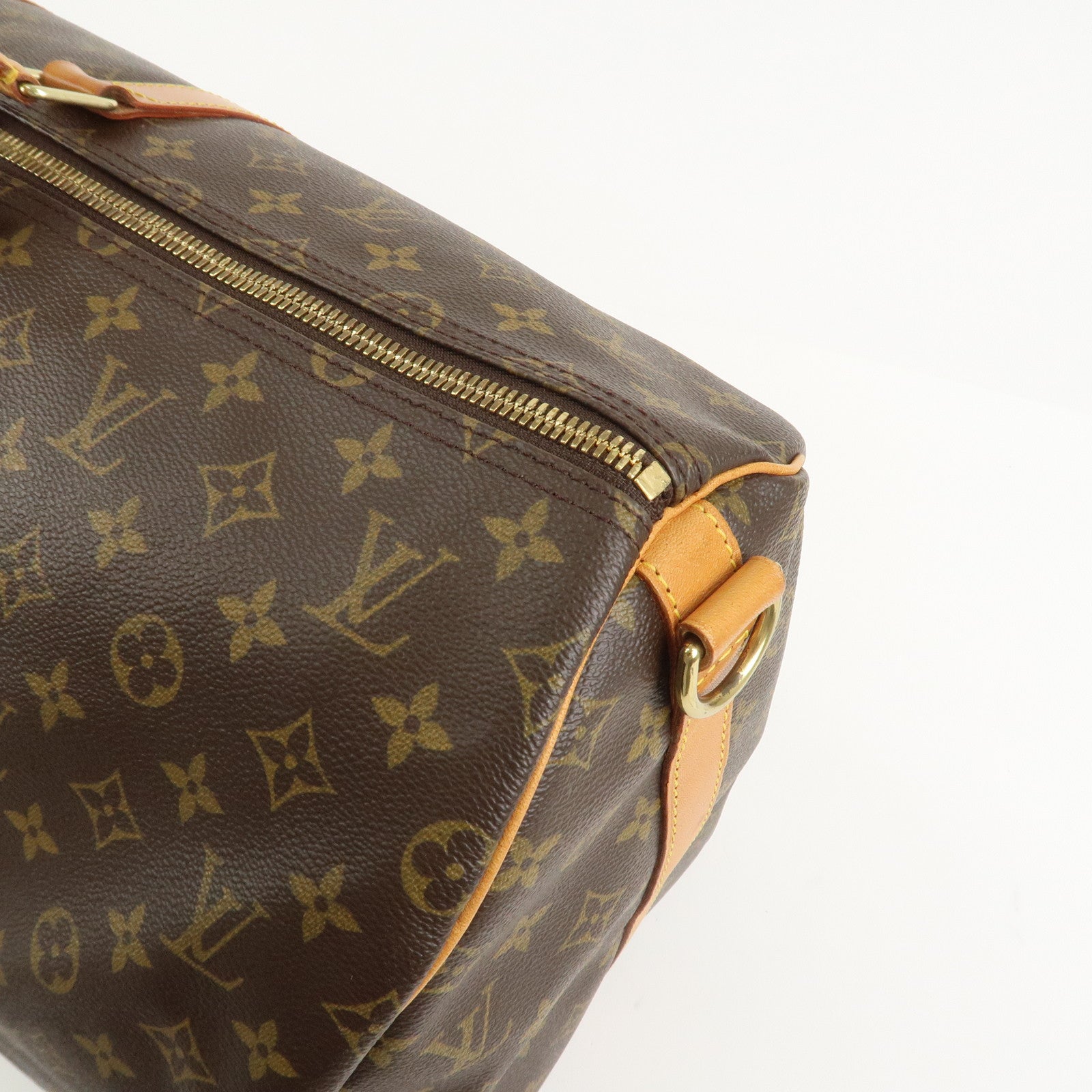 Louis Vuitton Monogram Keep All Bandouliere 55 Boston Bag M41414