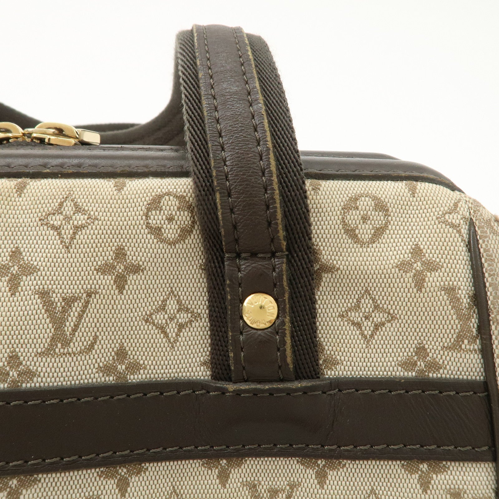 Louis Vuitton Monogram Mini Josephine PM Hand Bag Khaki M92215 Used Used