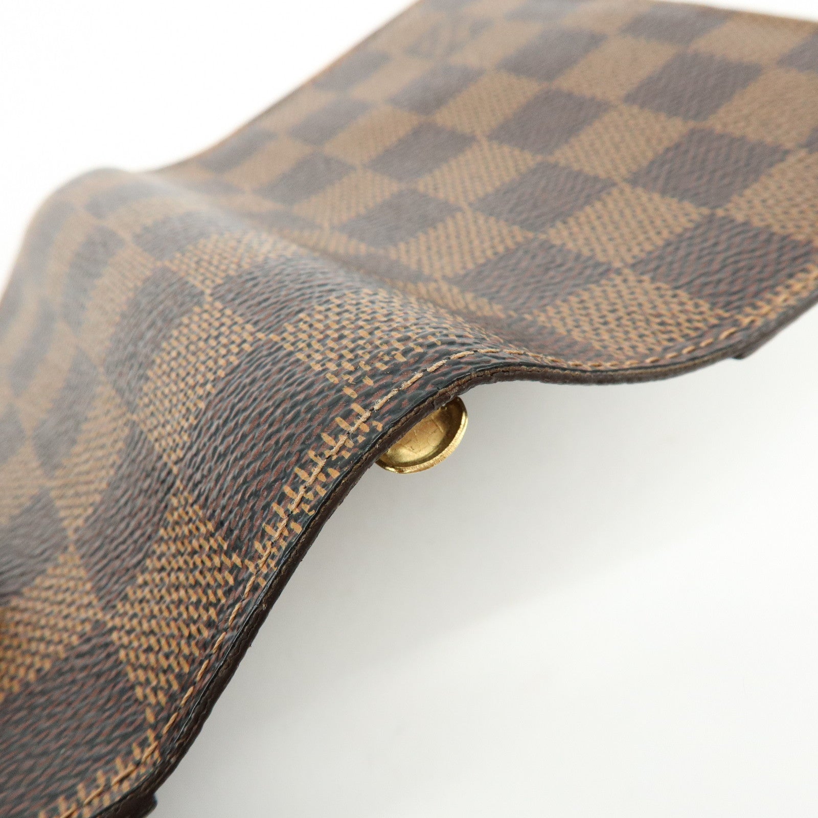 Louis Vuitton Damier Ebene Agenda PM Planner Cover Brown R20700