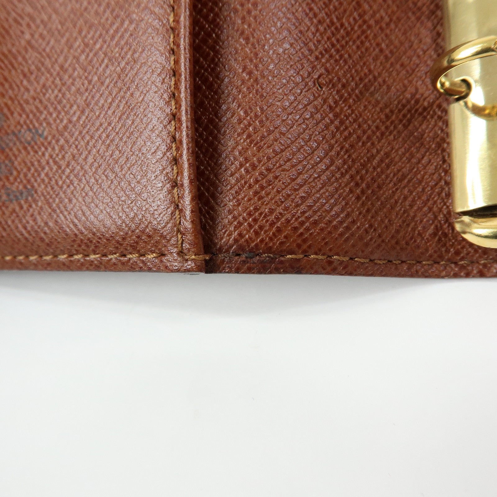 Louis Vuitton Monogram Agenda PM Planner Cover Brown R20005