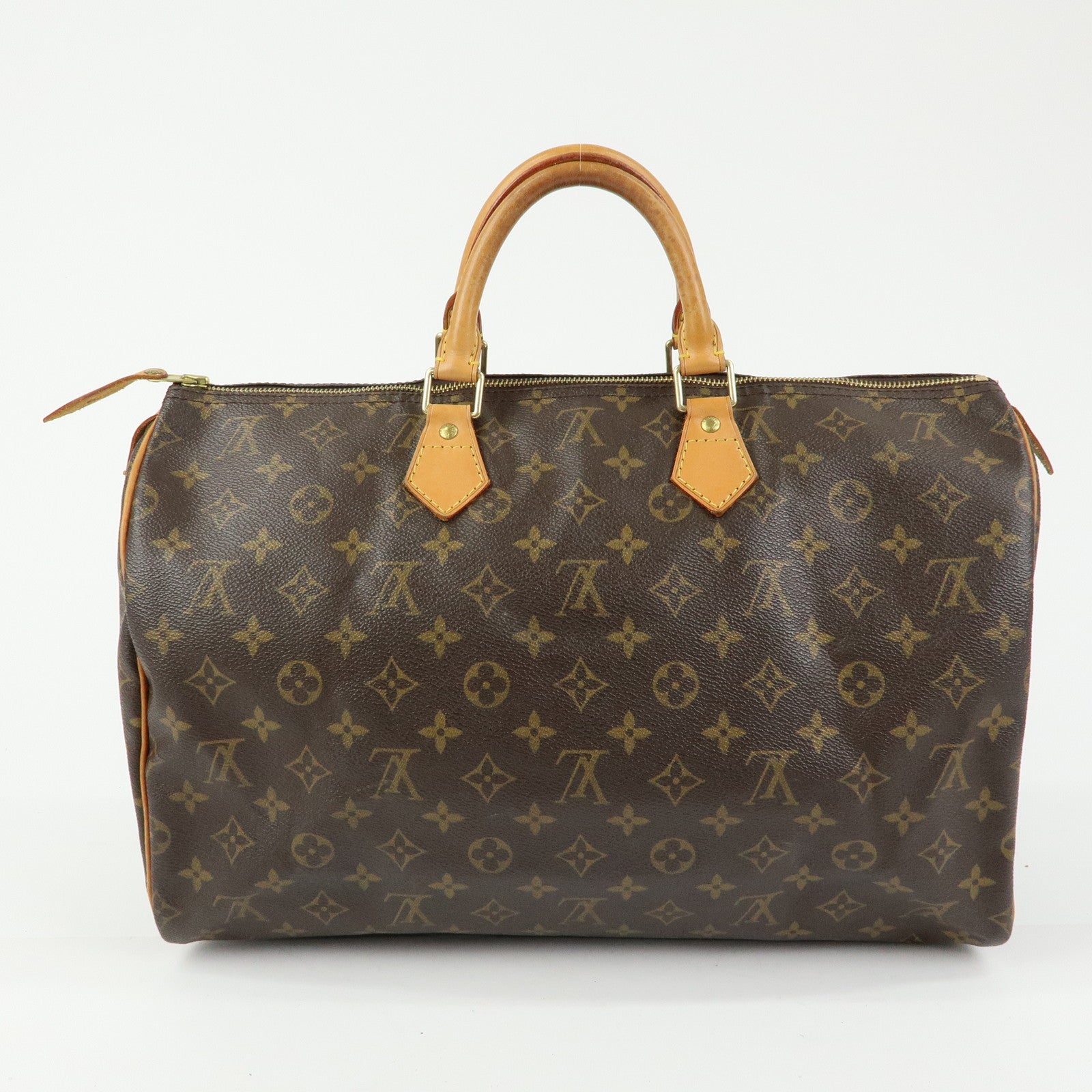 Louis Vuitton Monogram Speedy 40 Hand Bag Boston Bag Brown M41522