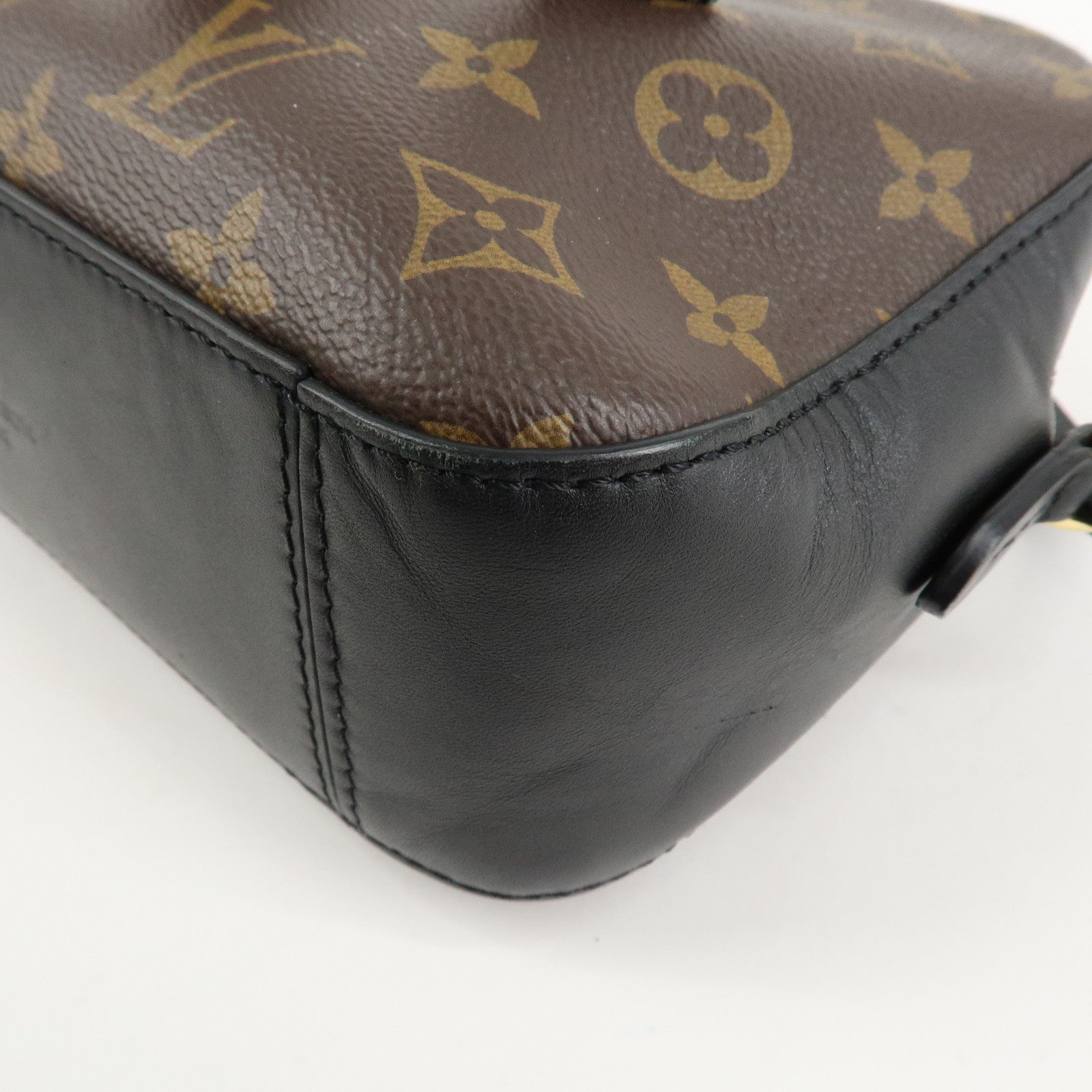 Louis Vuitton Monogram Saintonge Shoulder Bag Noir M43555 Used