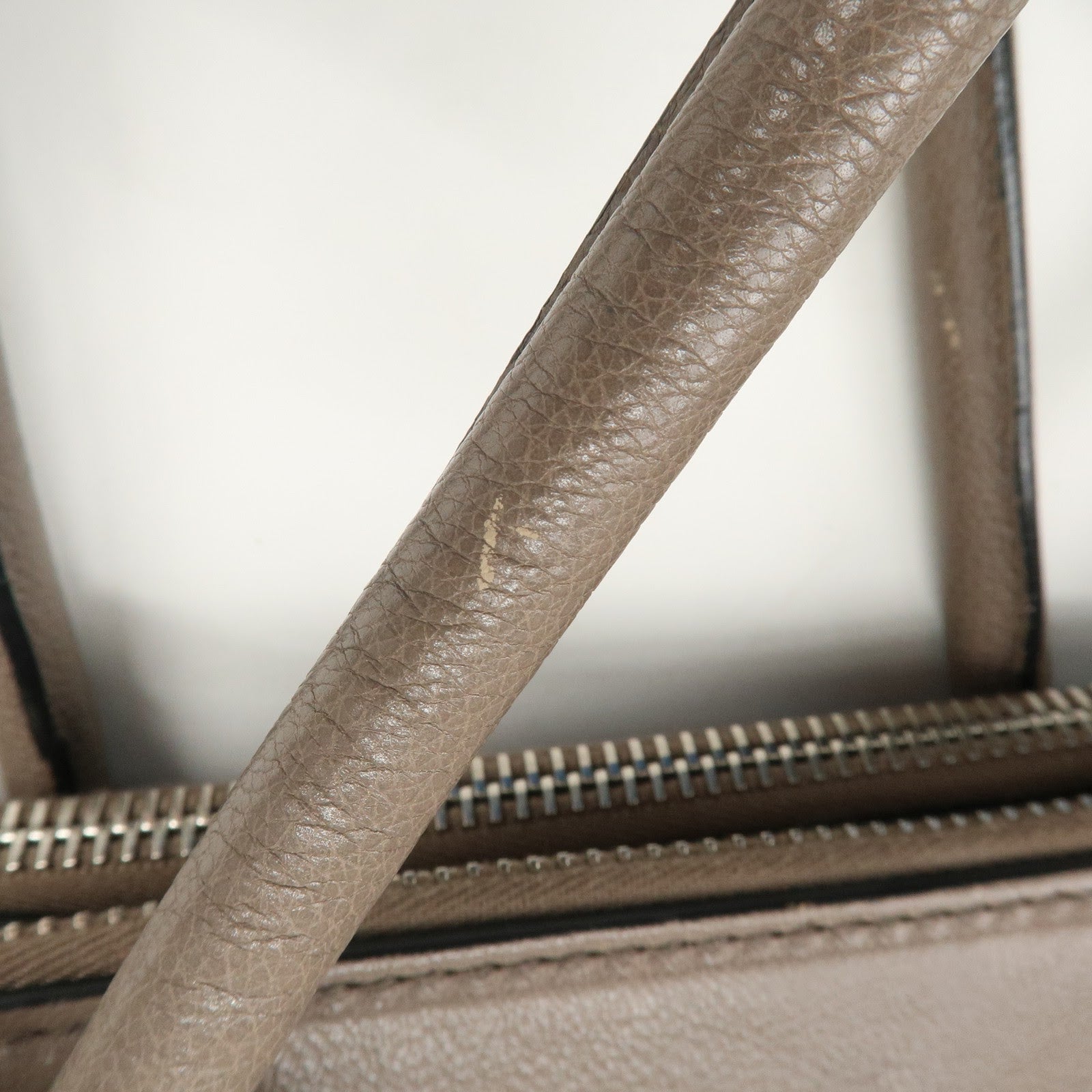 PRADA Triangle Logo 2Way Bag Hand Bag Shoulder Bag Gray BN2619