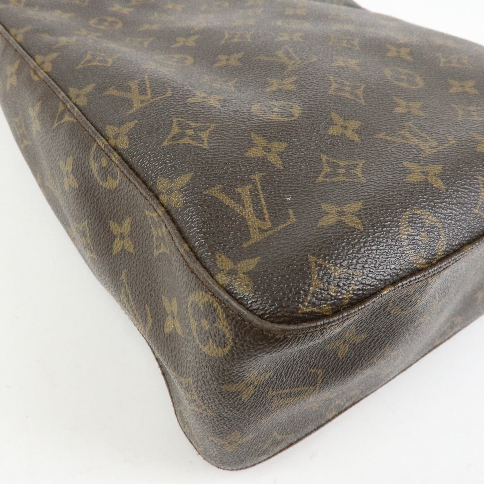 Louis Vuitton Monogram Looping GM Shoulder Bag Brown M51145