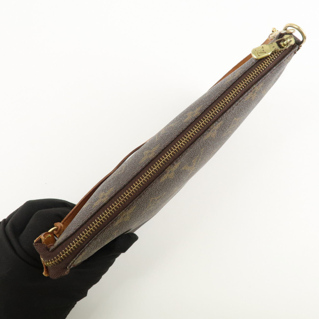 Louis Vuitton Monogram Pochette Accessoires Hand Bag Brown M51980 Used