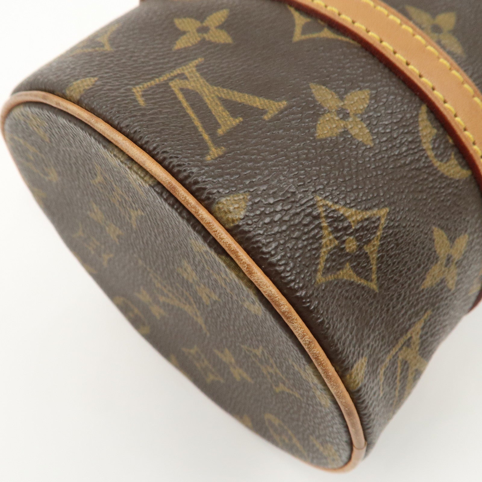 Louis Vuitton Monogram Papillon 26 Hand Bag Brown M51386