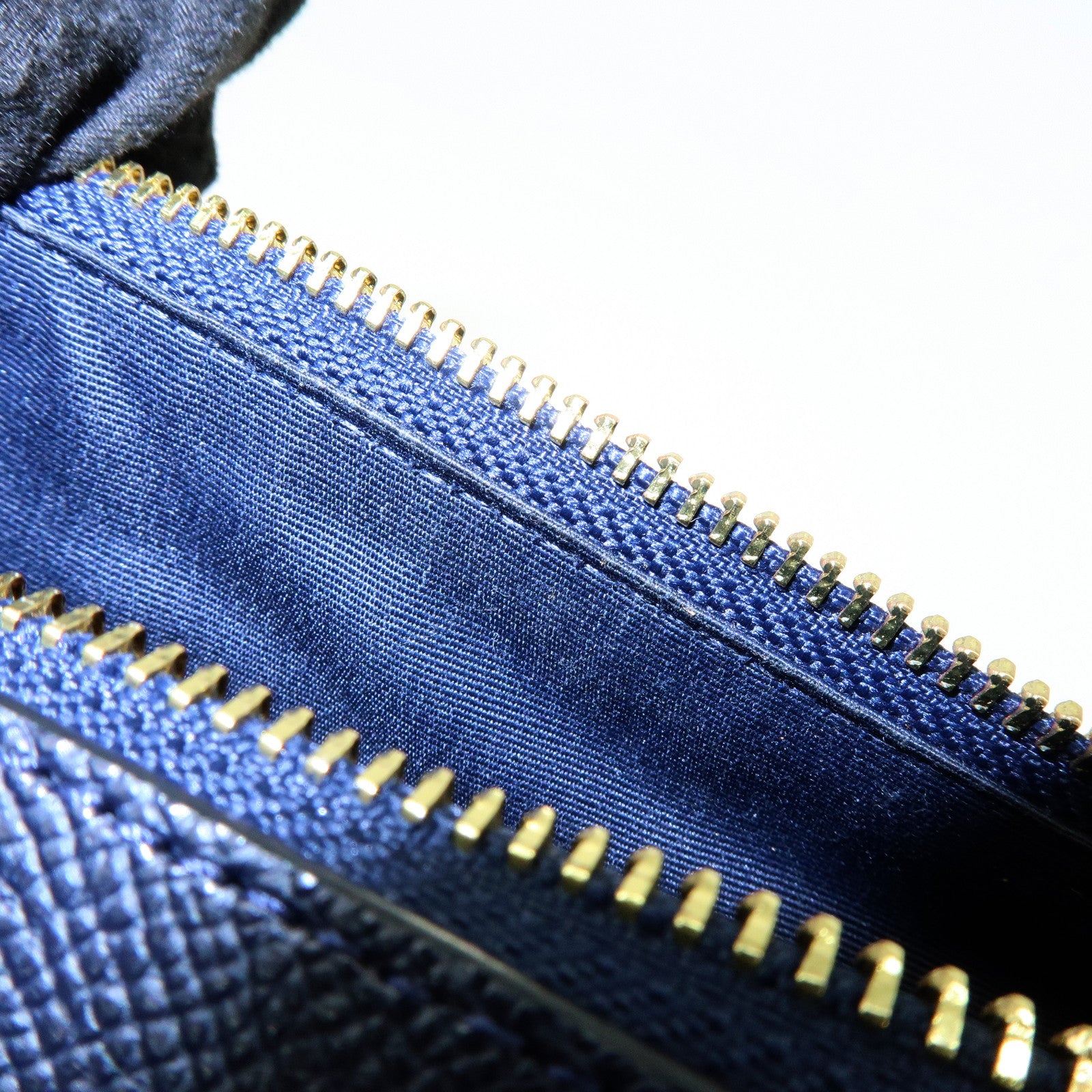 COACH Leather 2Way Shoulder Bag Hand Bag Navy