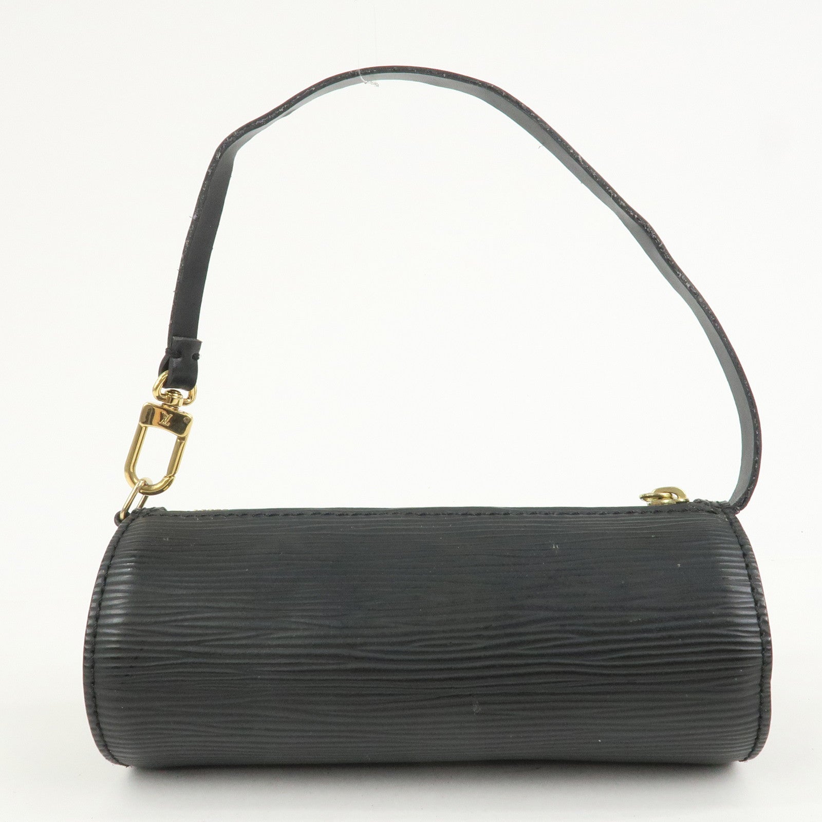Louis Vuitton Epi Leather Mini Pouch For Soufflot Hand Bag Noir