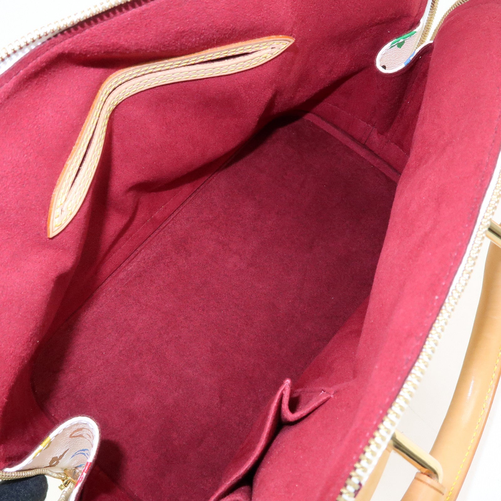 Louis Vuitton Monogram Multicolor Alma PM Hand Bag Blanc M92647