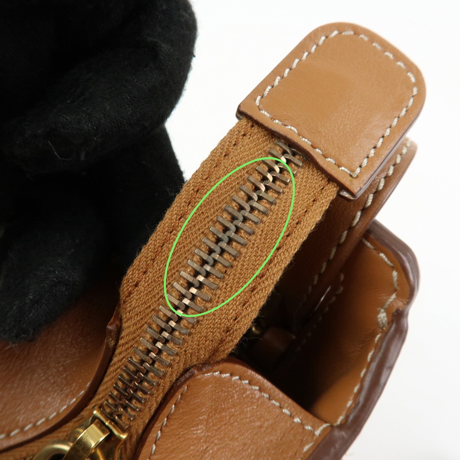 TOD'S Oboe Raffia Leather Shoulder Bag Crossbody Bag Beige Brown