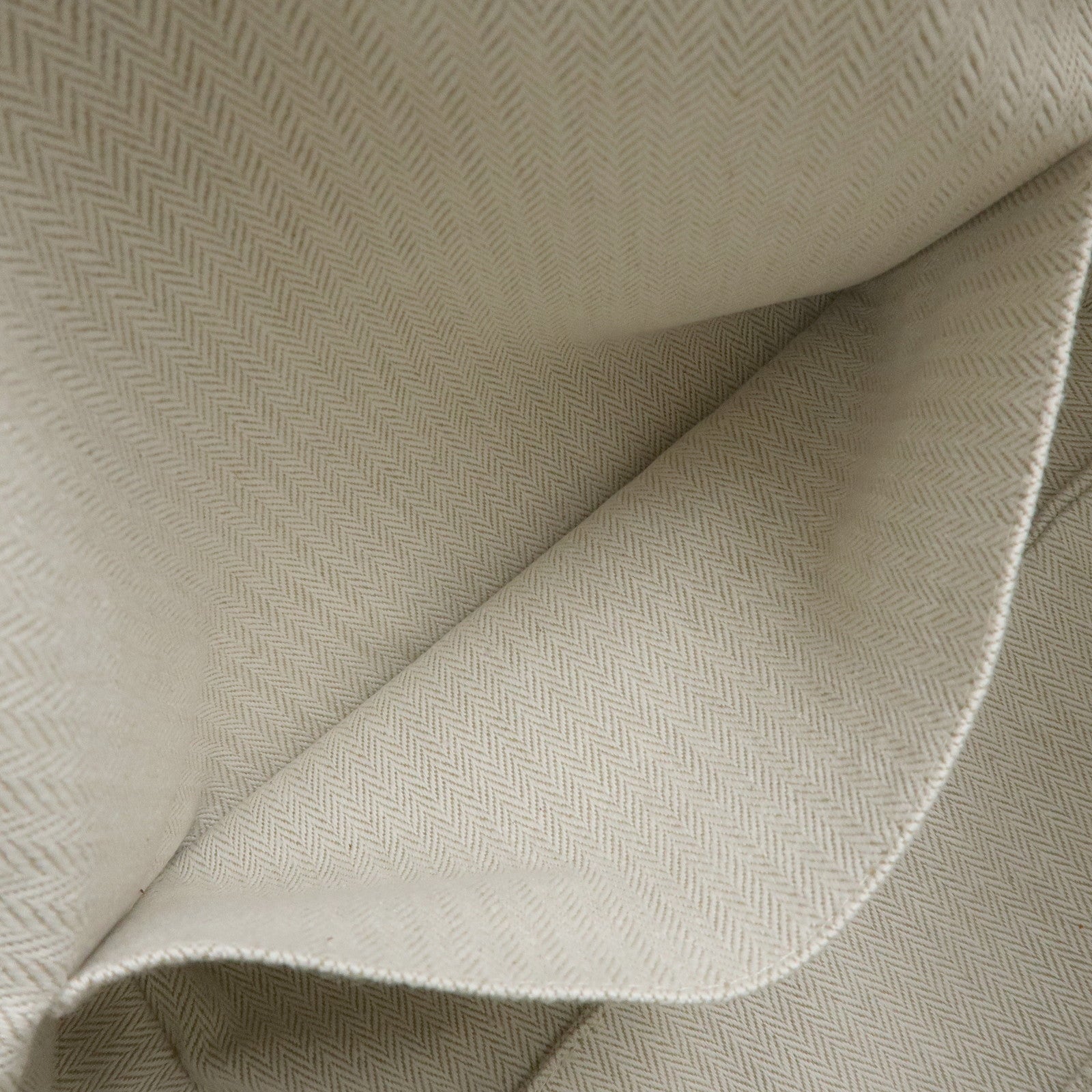 HERMES Bride A Brac GM Cotton Hand Bag Vanity Bag Light Blue