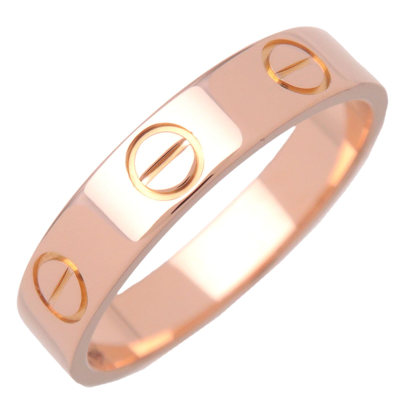 Cartier Mini Love Ring K18 750PG Rose Gold #48 US4.5 EU48 HK9.5