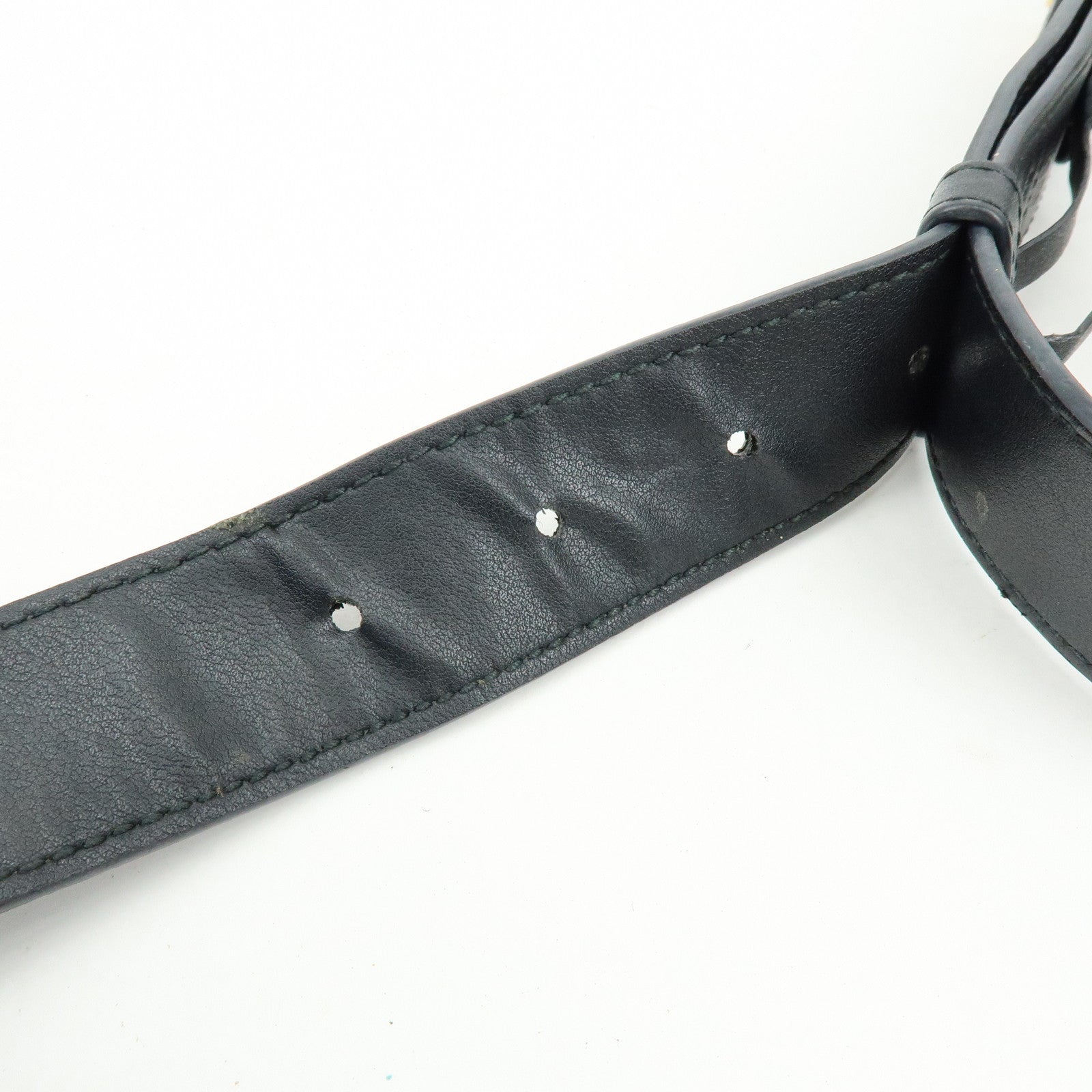 GUCCI GG Marmont Leather Waist Pouch Body Bag Black