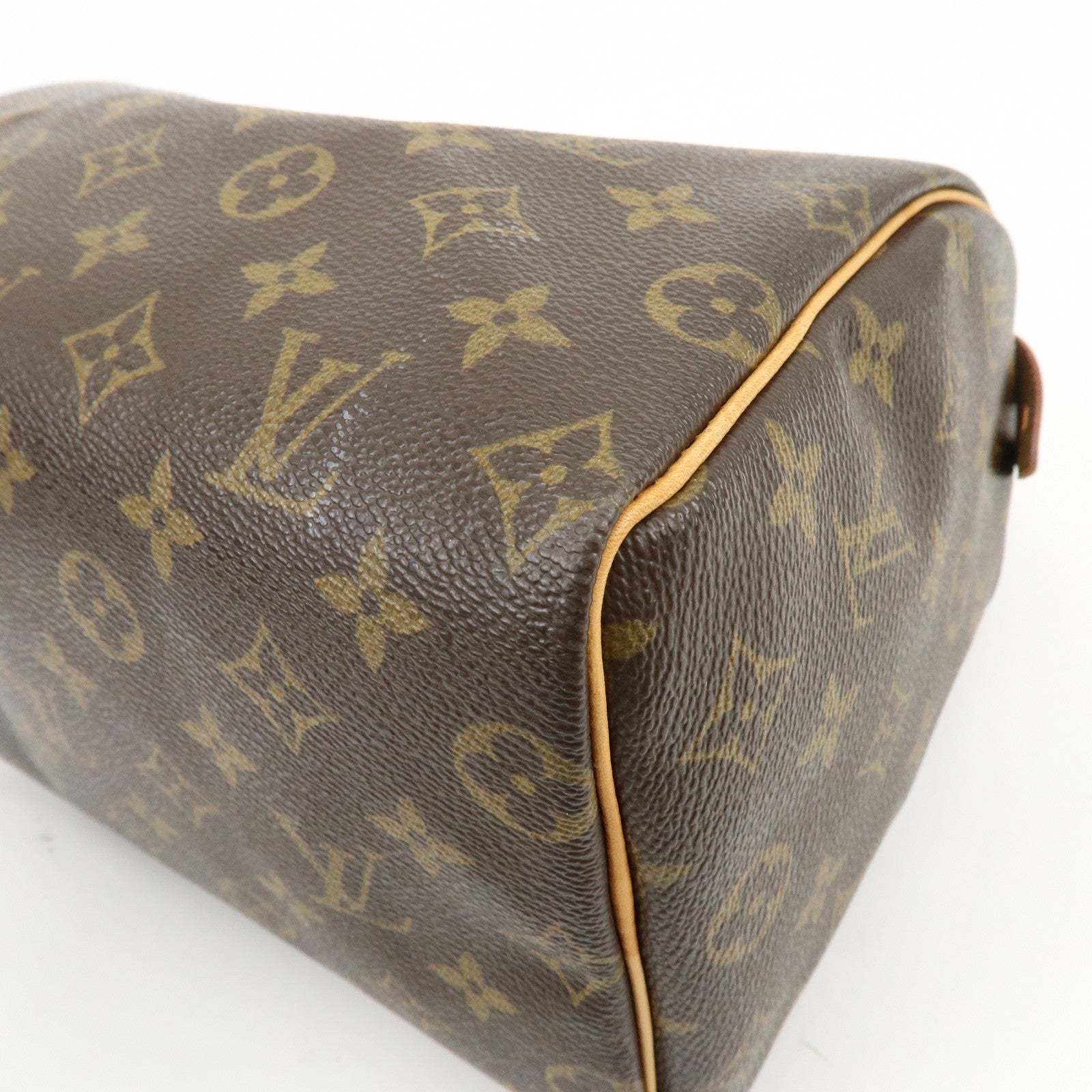 Louis Vuitton Monogram Speedy 25 Boston Bag Hand Bag Brown M41528