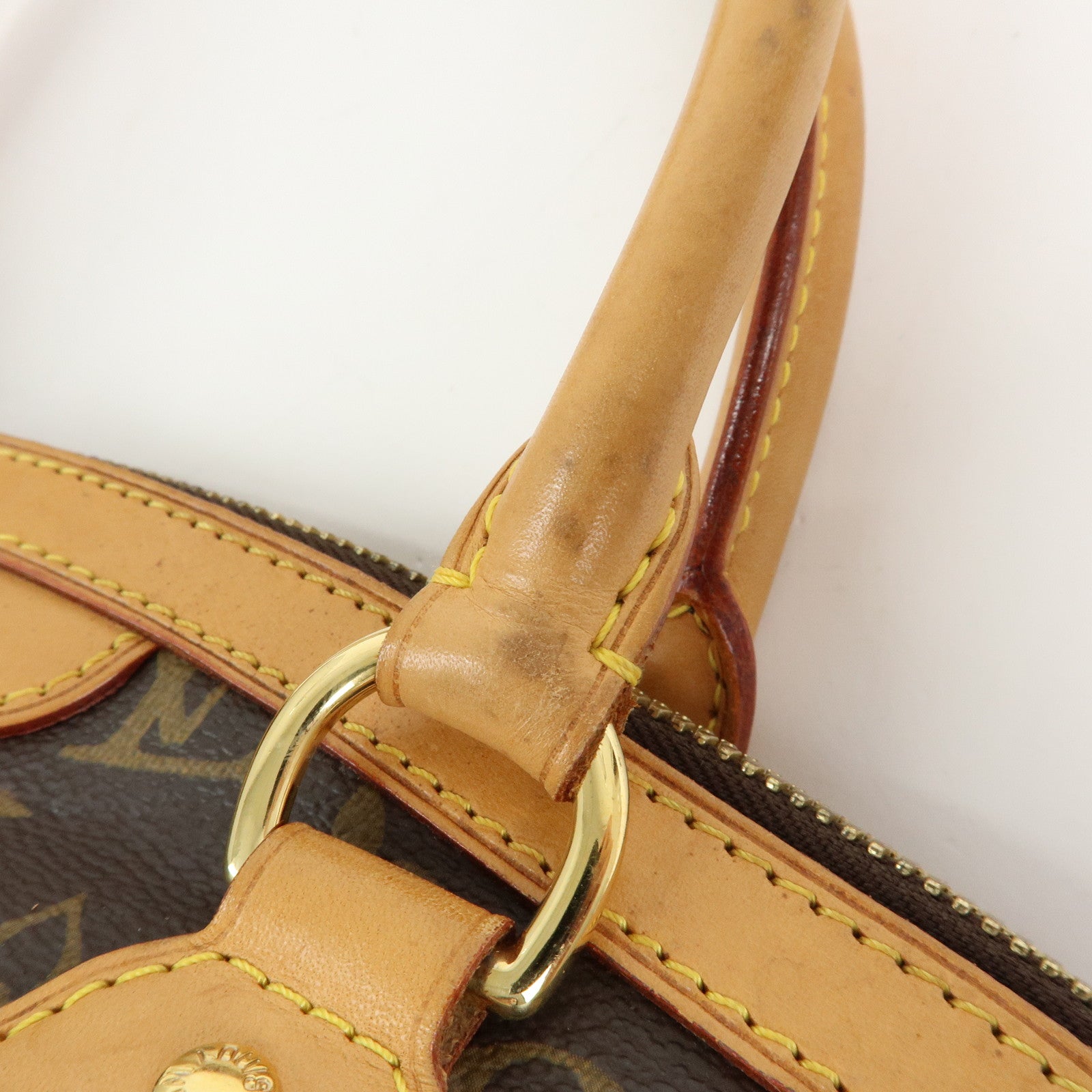 Louis Vuitton Monogram Tivoli PM Hand Bag Shoulder Bag Brown M40143