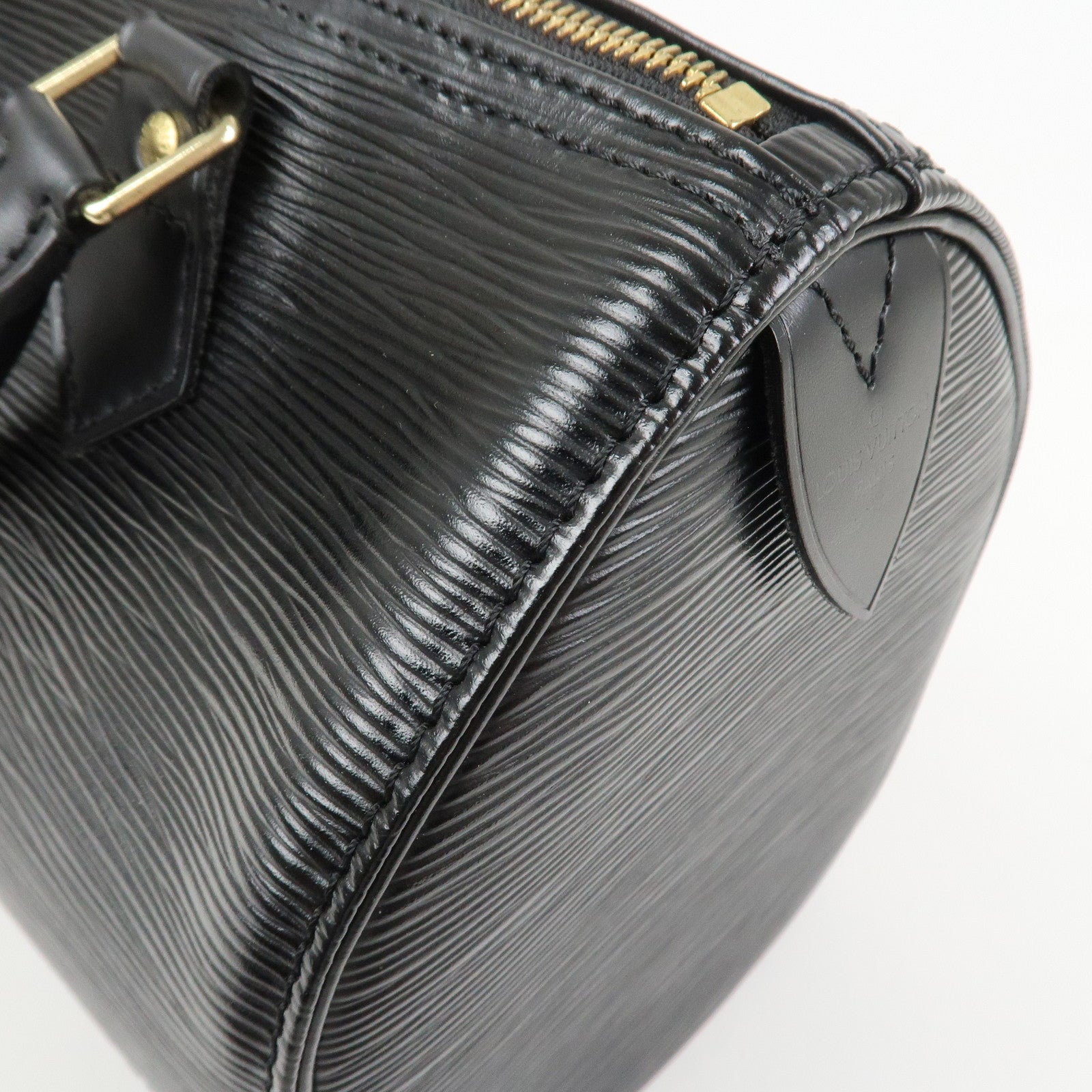 Louis Vuitton Epi Leather Speedy 25 Hand Bag Boston Bag Noir M59032