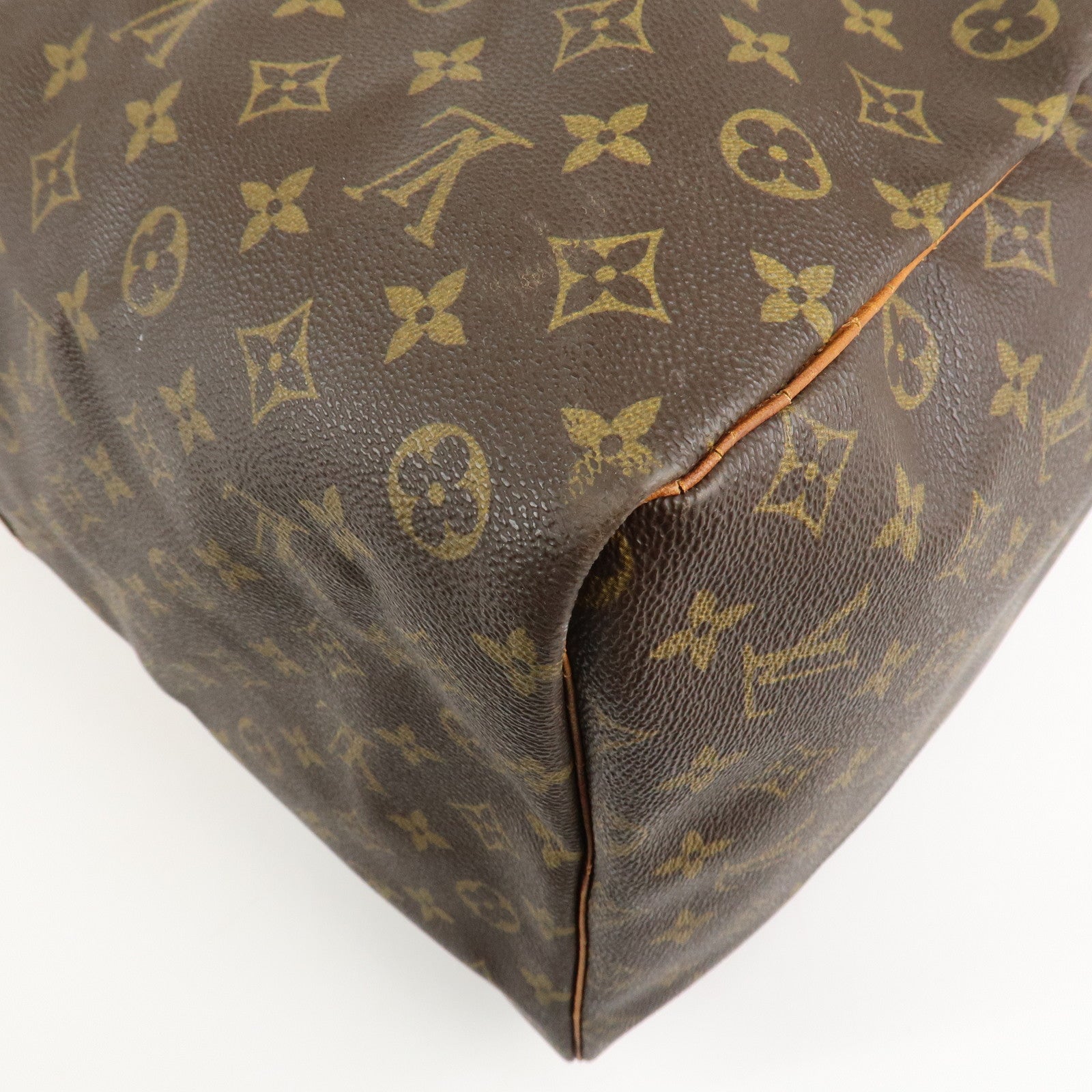 Louis Vuitton Monogram Keep All 60 Boston Bag Brown M41422 Used