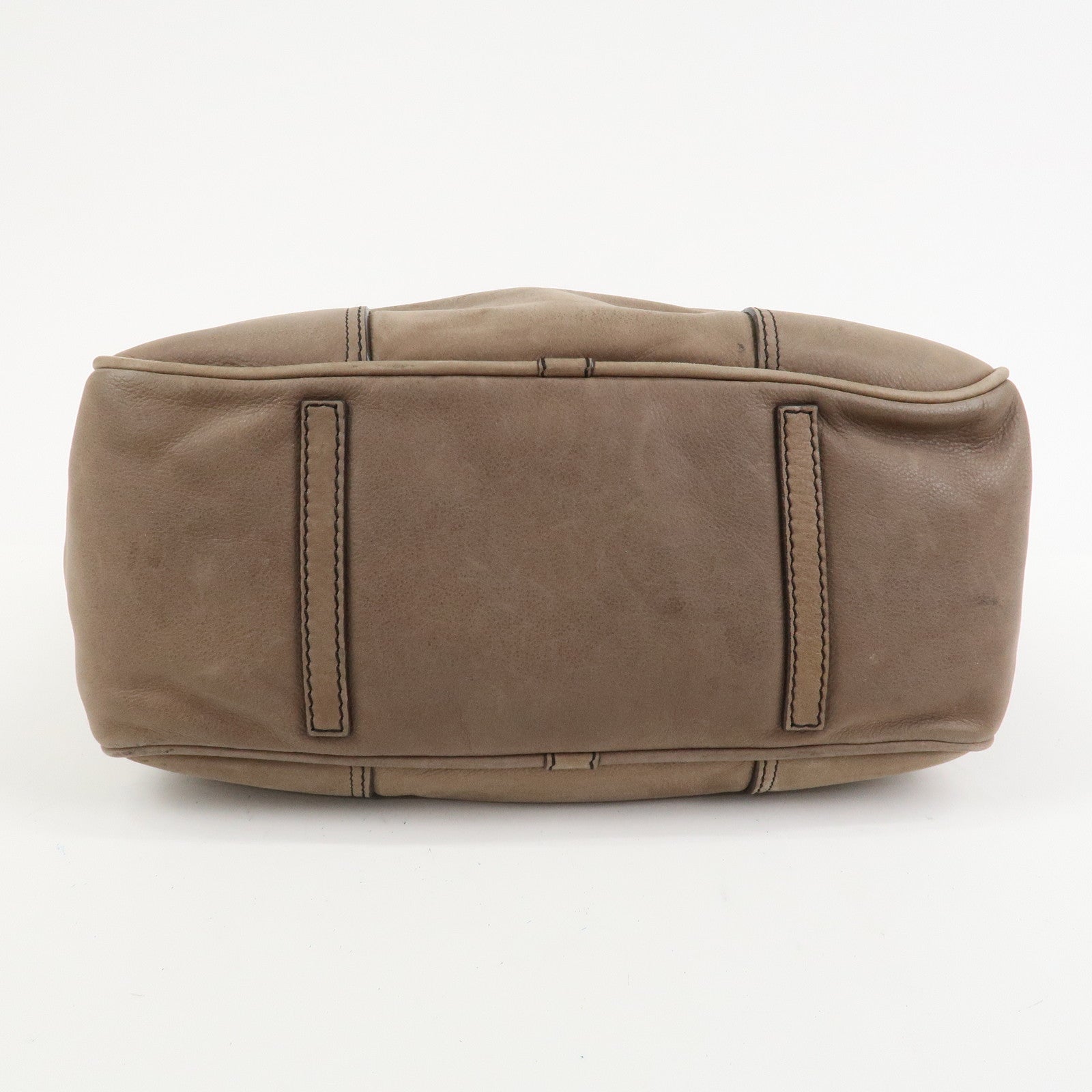 LOEWE Anagram Bolso Leather 2Way Bag Shoulder Bag Light Brown