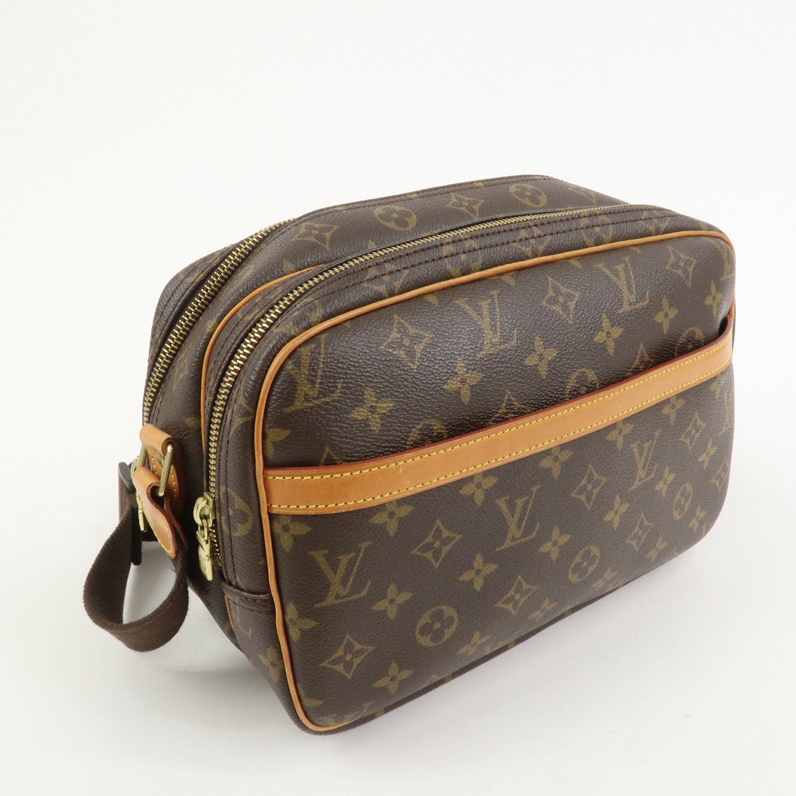 Louis Vuitton Monogram Reporter PM Shoulder Crossbody Bag M45254