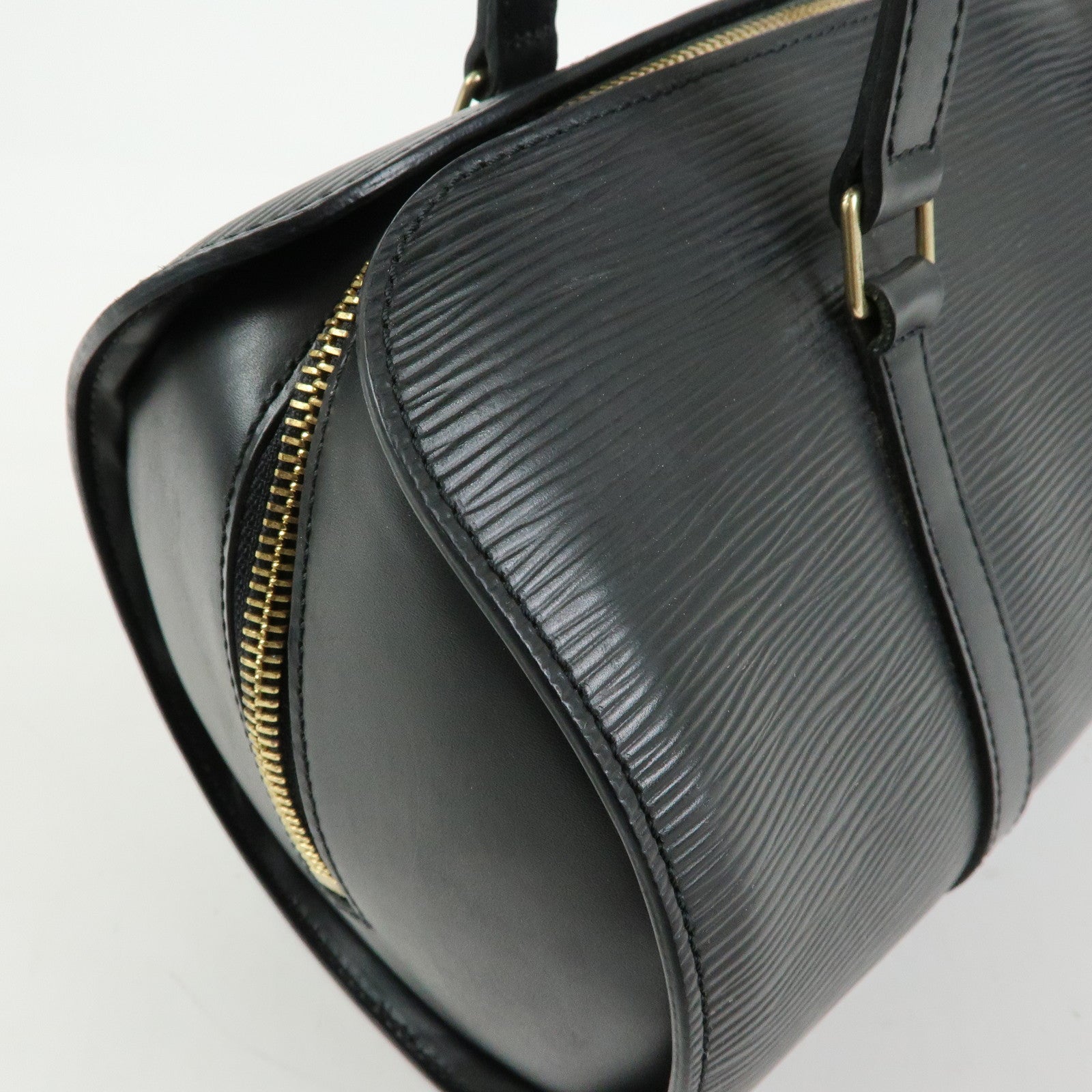 Louis Vuitton Epi Soufflot Leather Shoulder Hand Bag Noir M52222